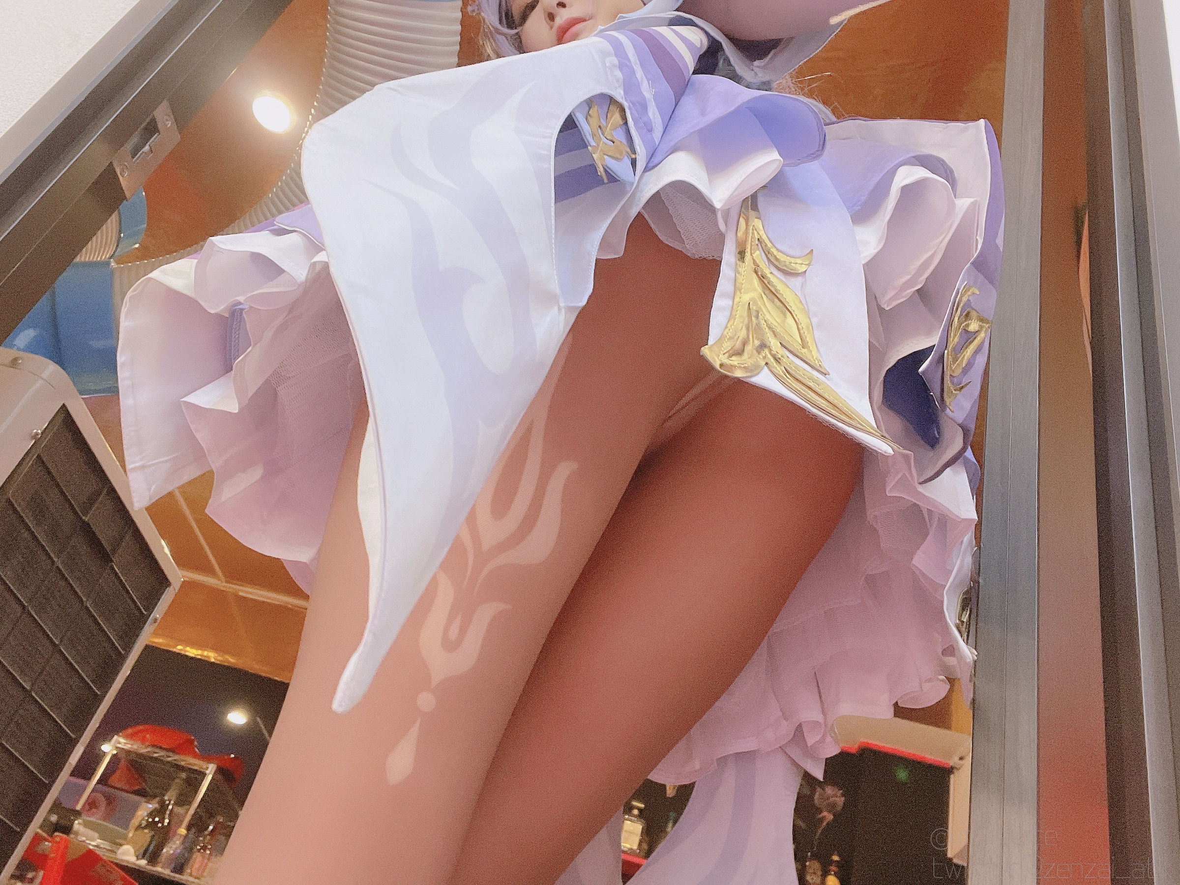 [福利COS] (Cosplay)[my suite] Atsuki あつき - Keqing 刻晴 (Genshin Impact)