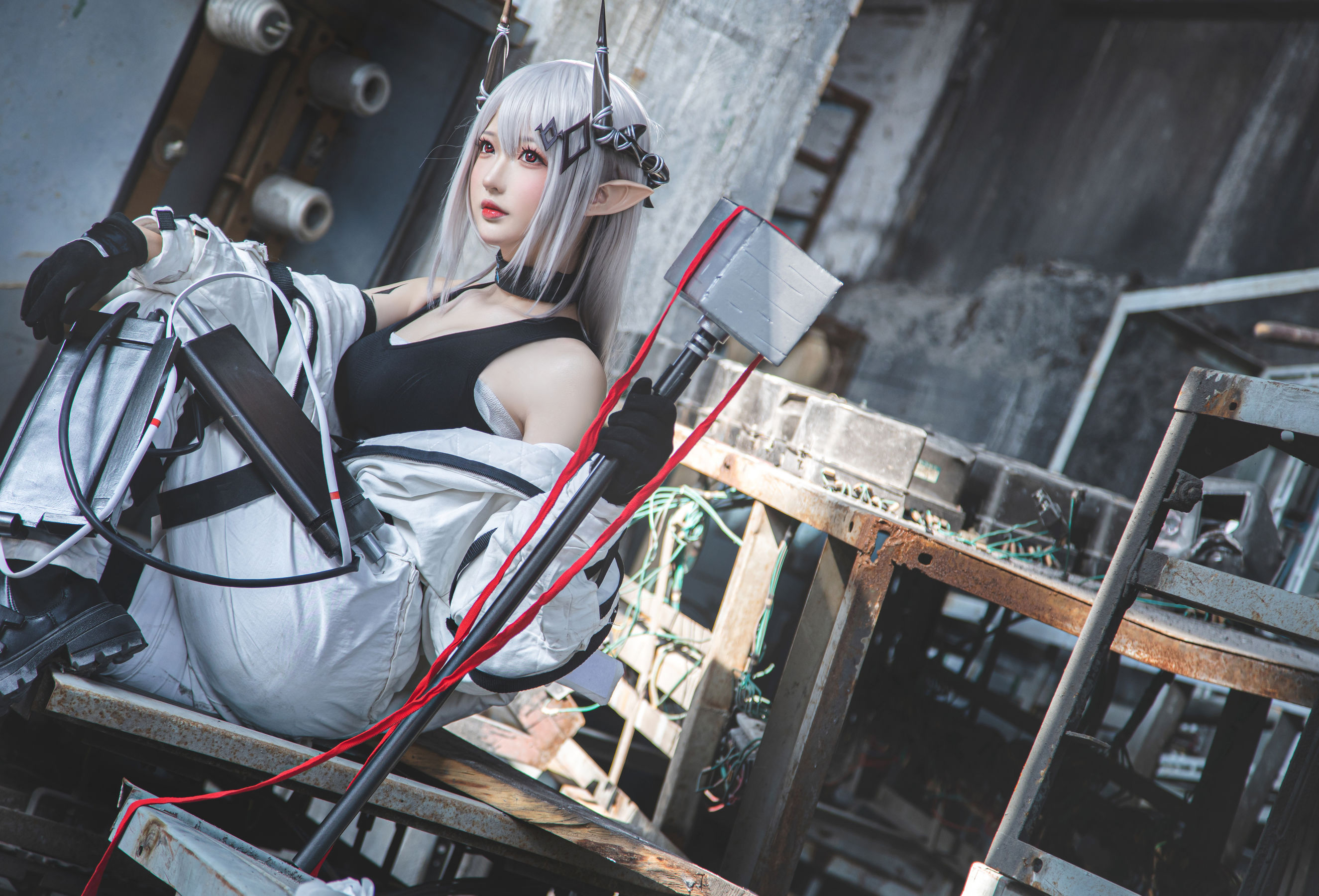 [福利COS] Coser小姐姐南宫 - 明日方舟 泥岩