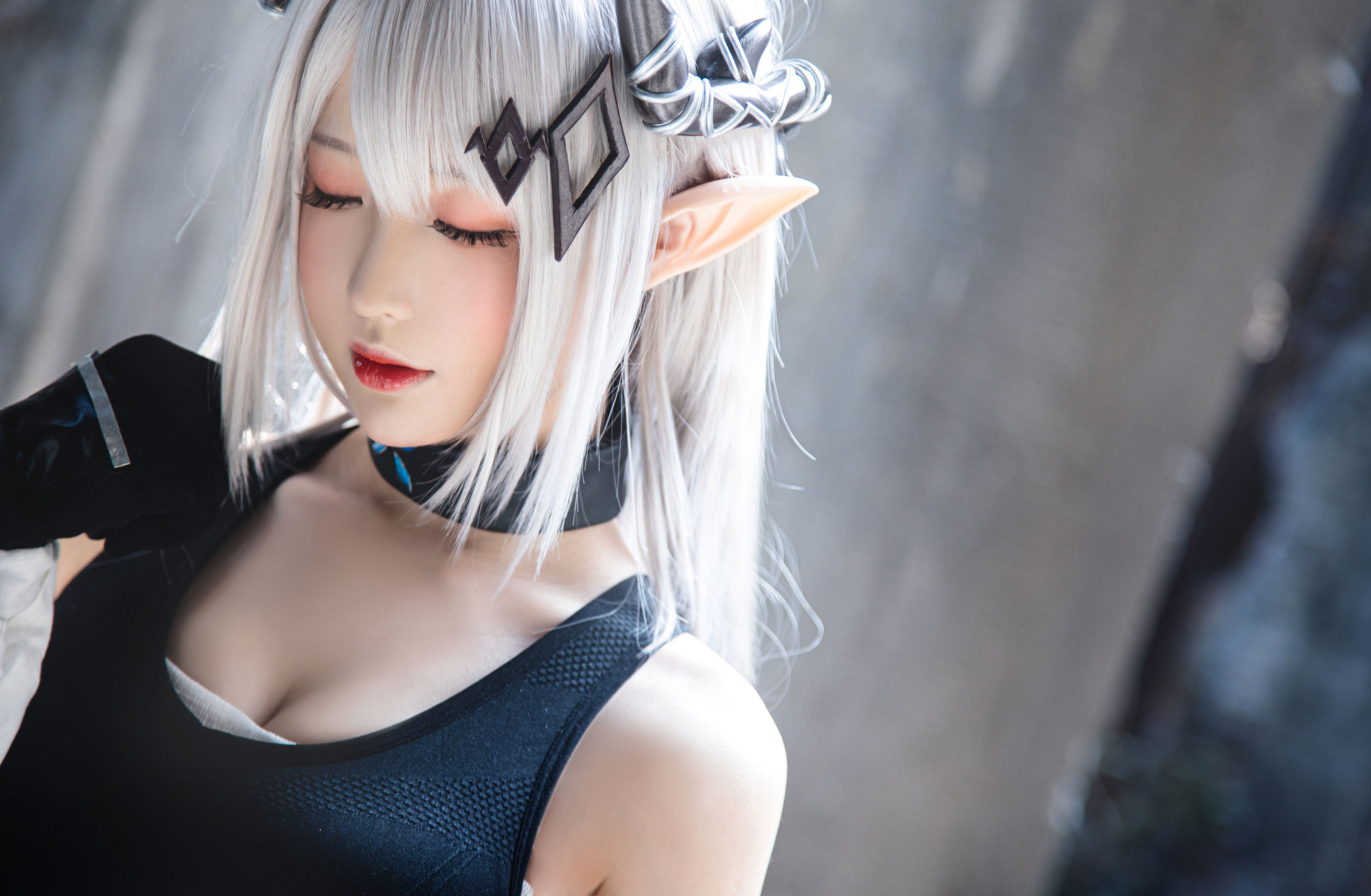 [福利COS] Coser小姐姐南宫 - 明日方舟 泥岩