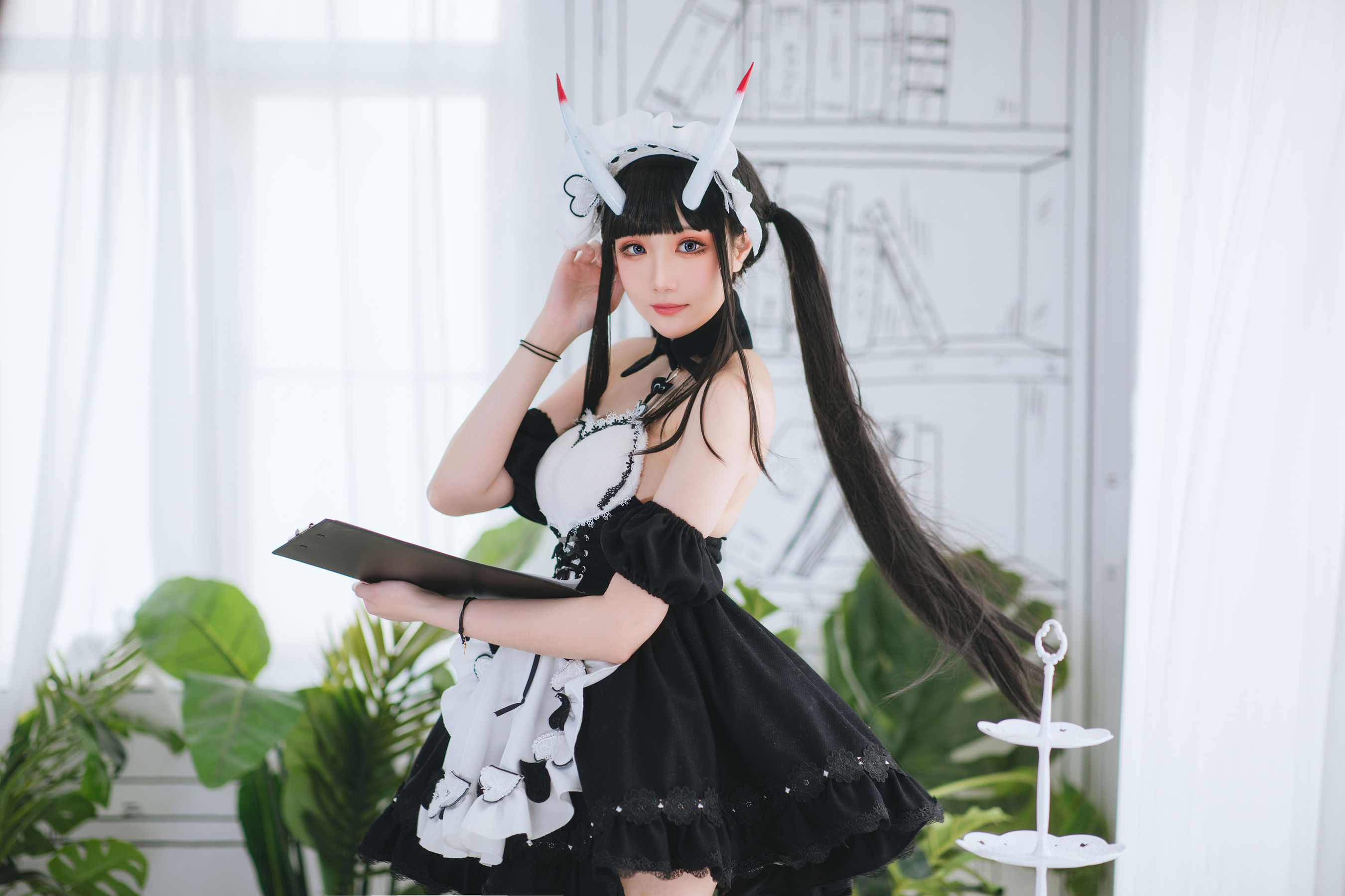 [福利COS] Coser瓜希酱福利 - 能代女仆