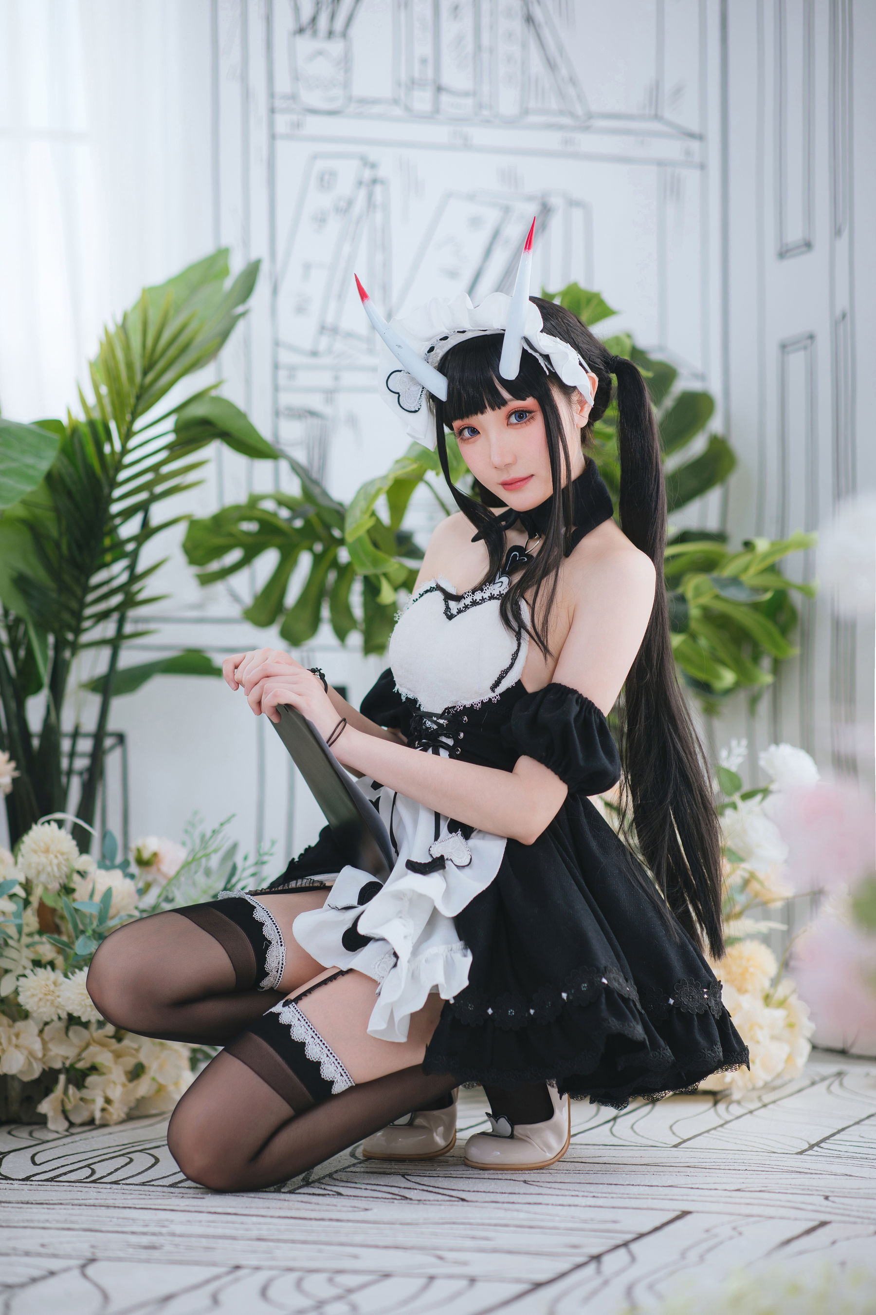 [福利COS] Coser瓜希酱福利 - 能代女仆