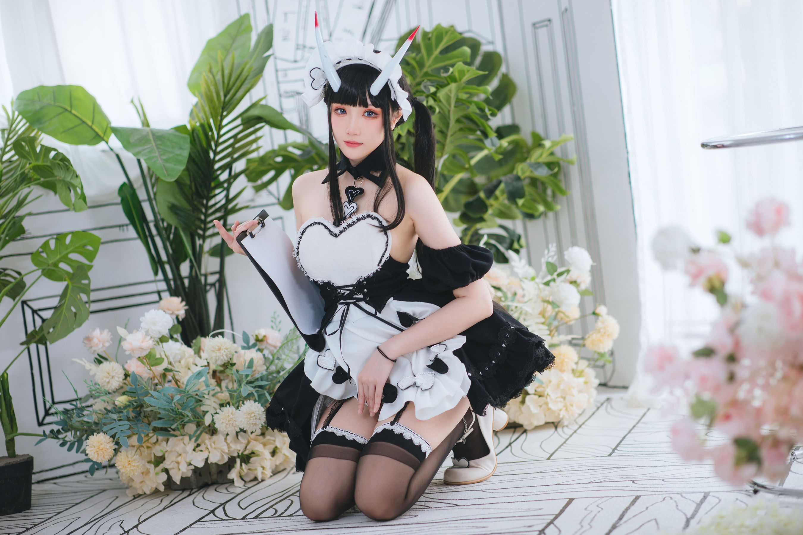 [福利COS] Coser瓜希酱福利 - 能代女仆