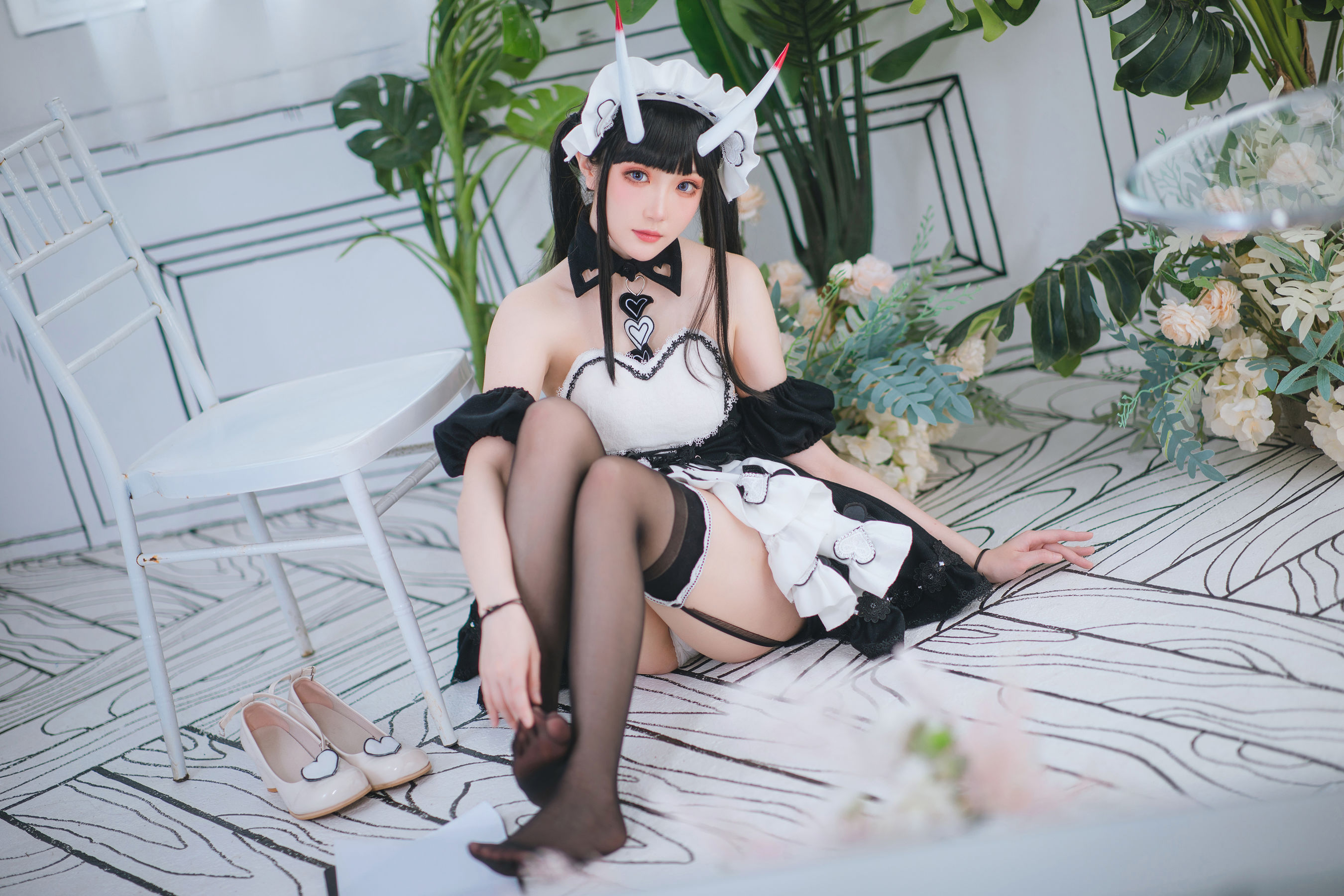 [福利COS] Coser瓜希酱福利 - 能代女仆