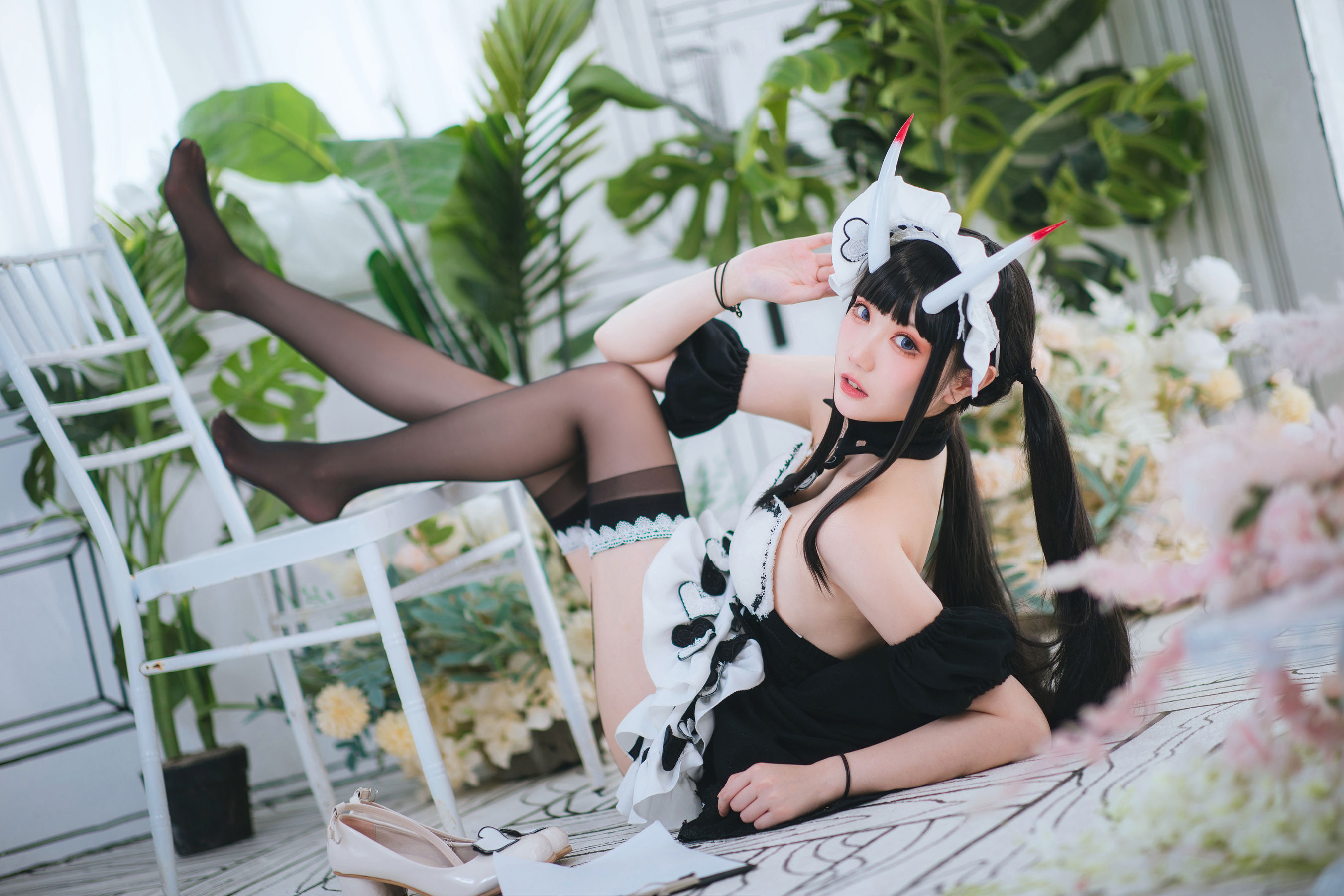 [福利COS] Coser瓜希酱福利 - 能代女仆