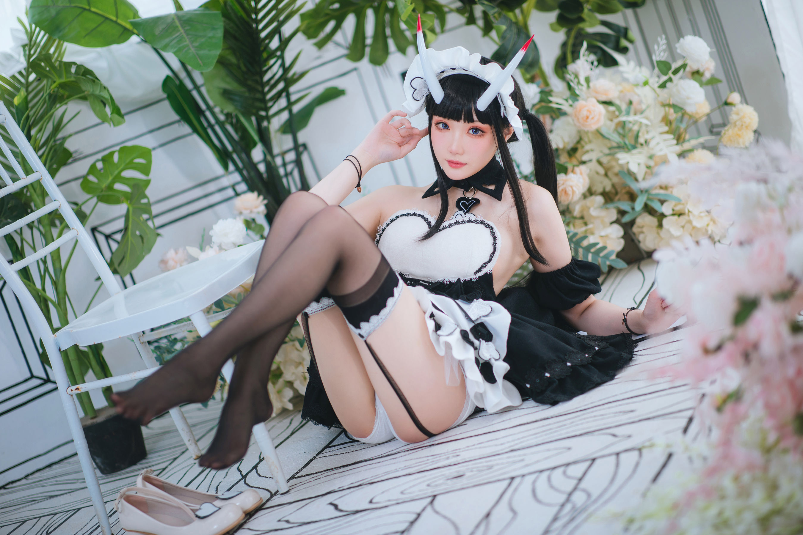 [福利COS] Coser瓜希酱福利 - 能代女仆