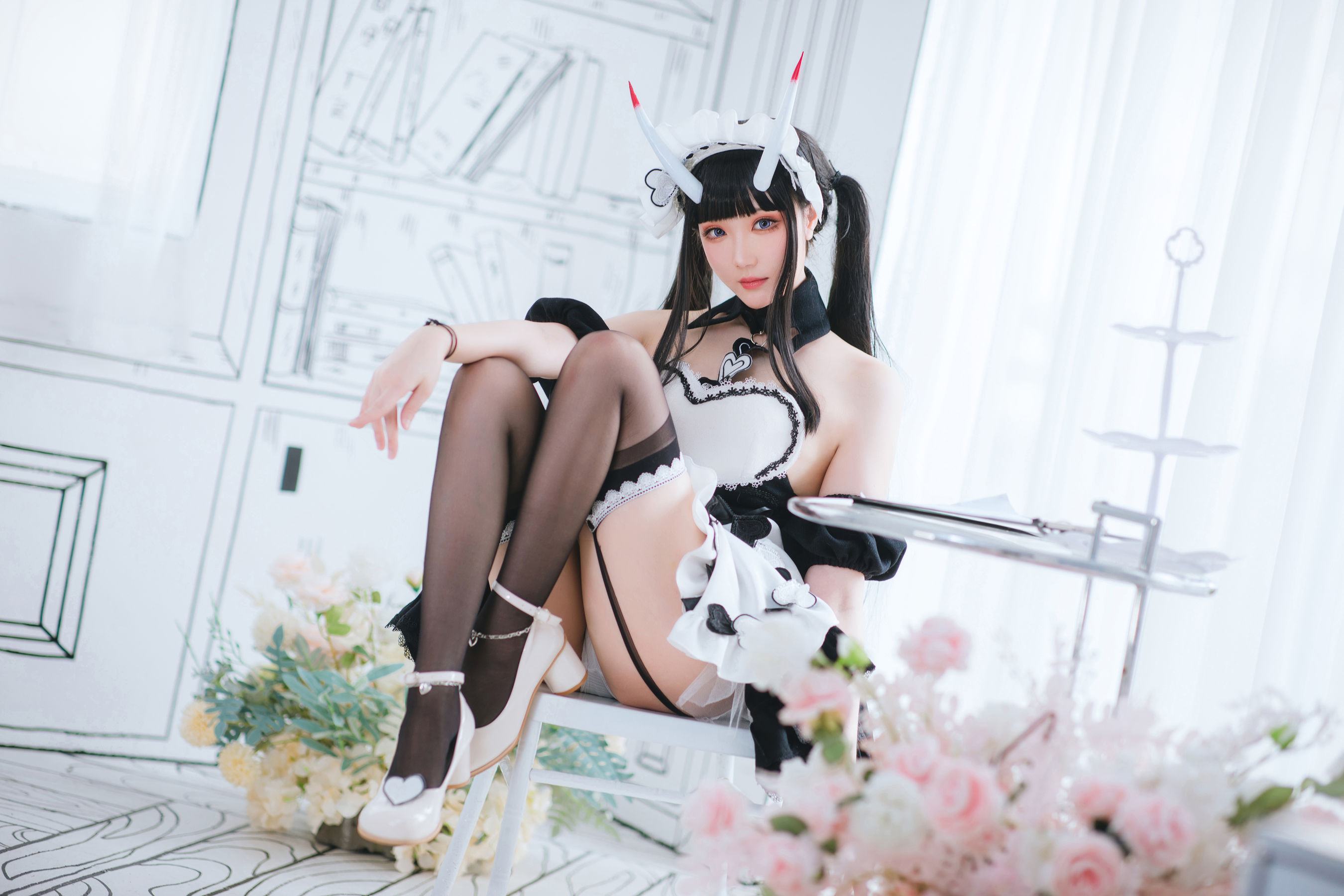 [福利COS] Coser瓜希酱福利 - 能代女仆