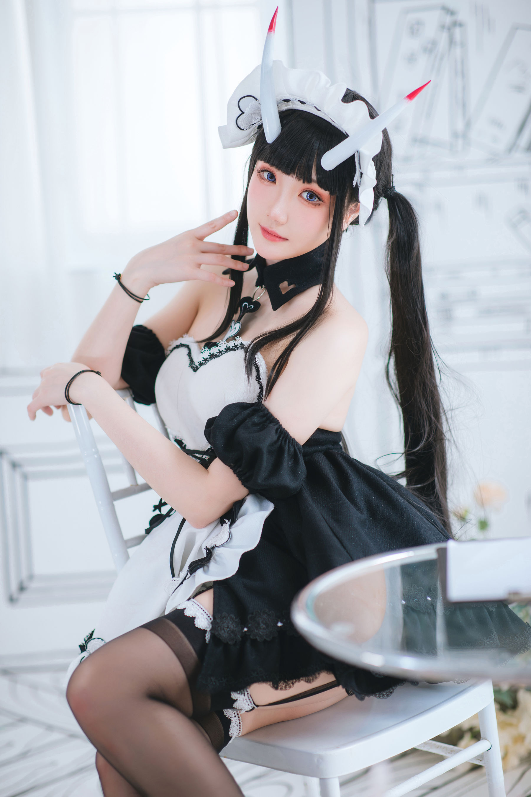 [福利COS] Coser瓜希酱福利 - 能代女仆