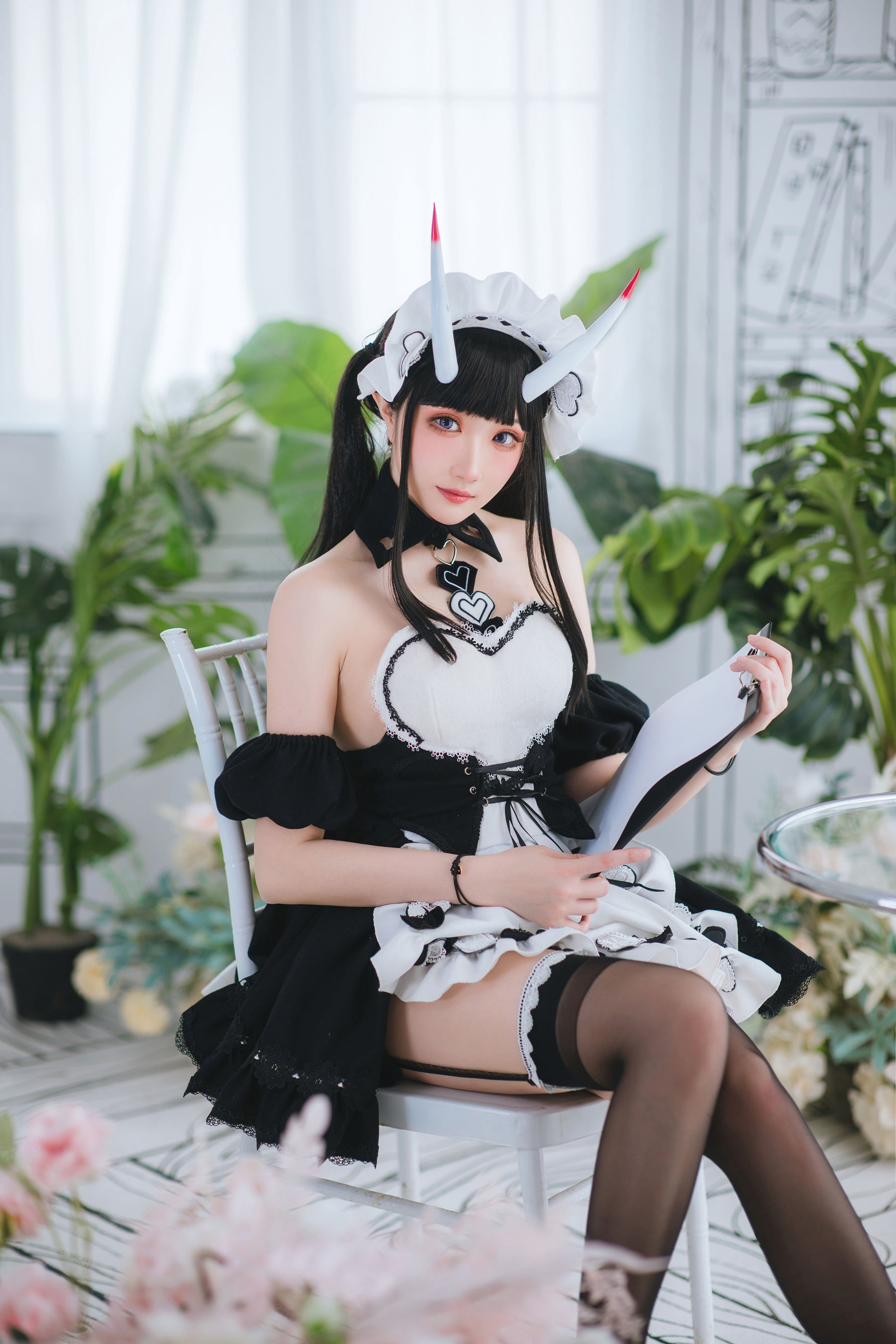 [福利COS] Coser瓜希酱福利 - 能代女仆