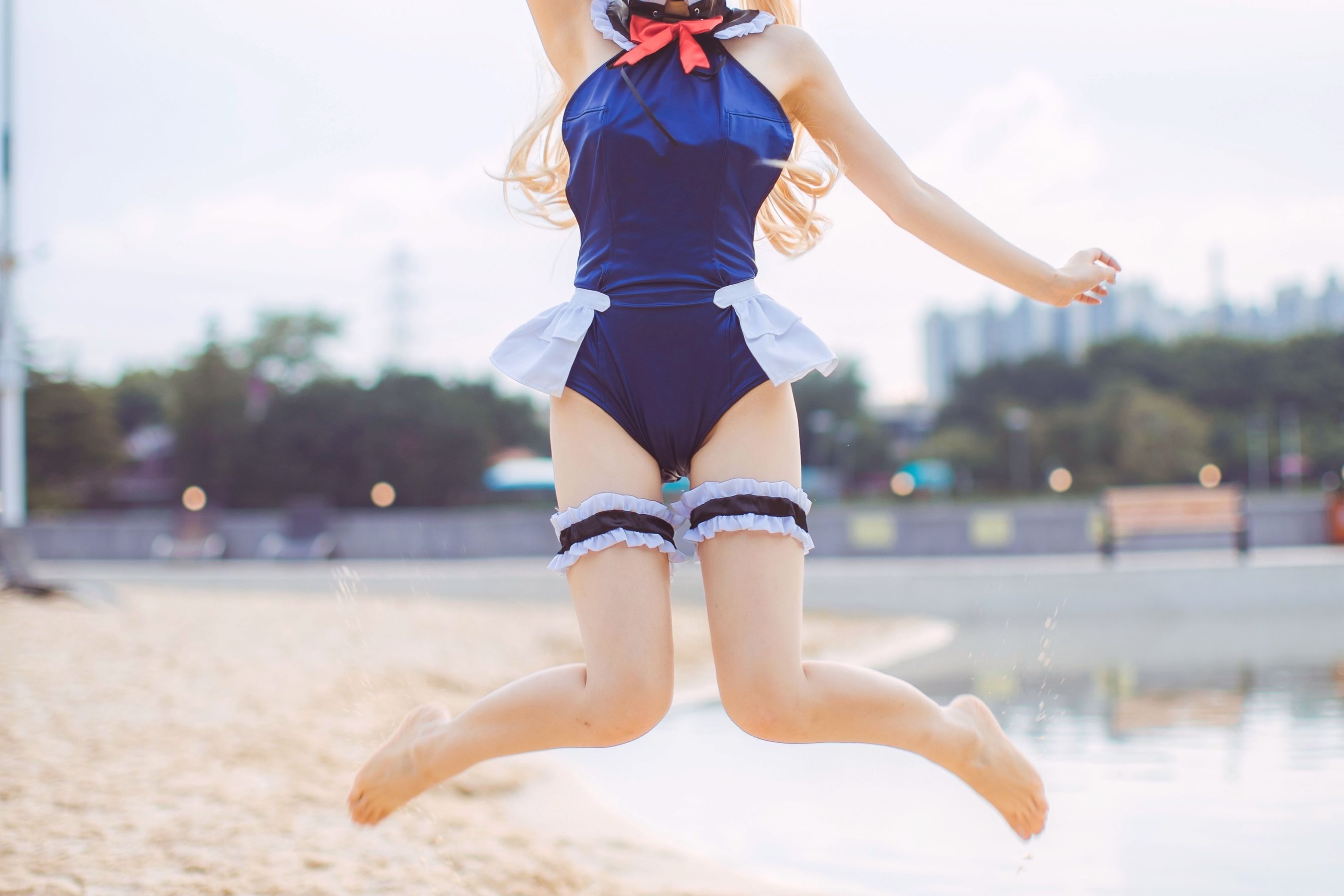 [福利COS] Coser衣衣 - 玛丽萝丝泳装