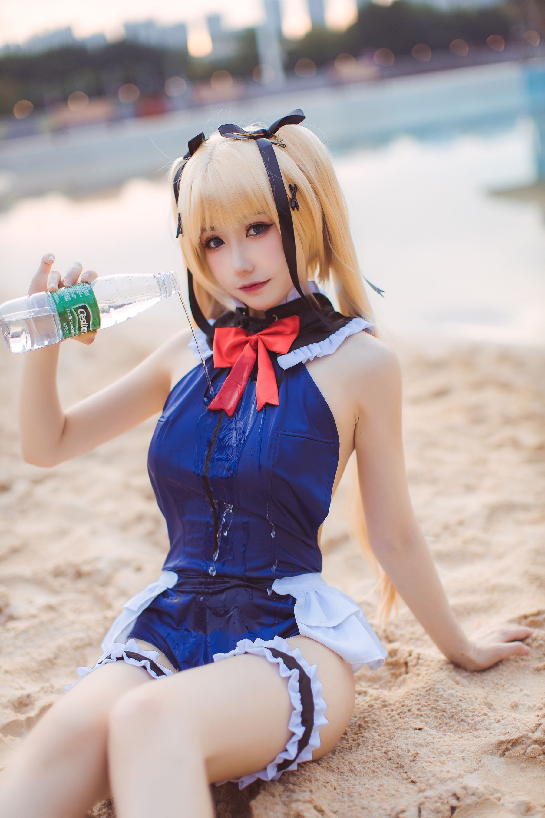 [福利COS] Coser衣衣 - 玛丽萝丝泳装