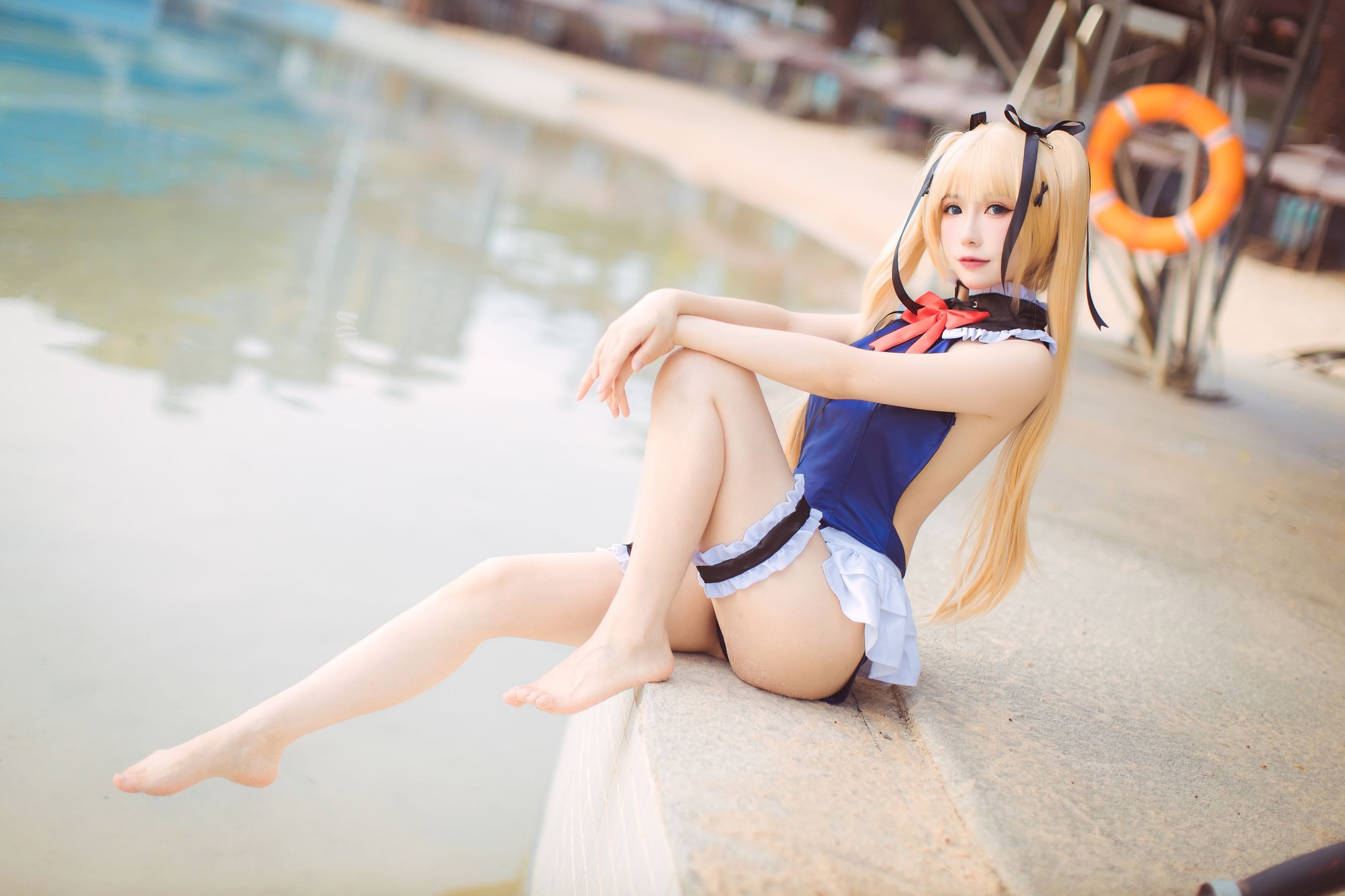 [福利COS] Coser衣衣 - 玛丽萝丝泳装