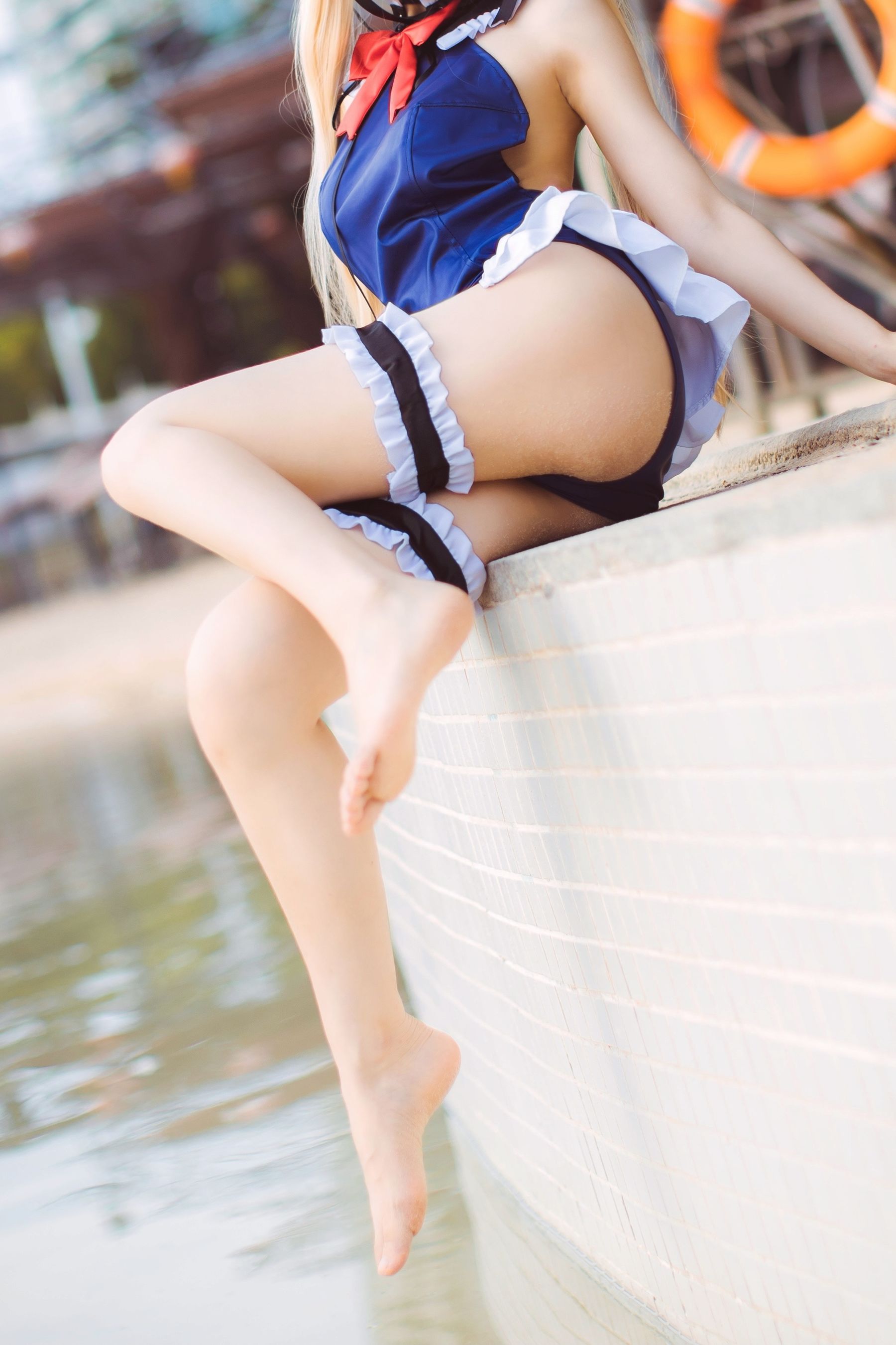 [福利COS] Coser衣衣 - 玛丽萝丝泳装