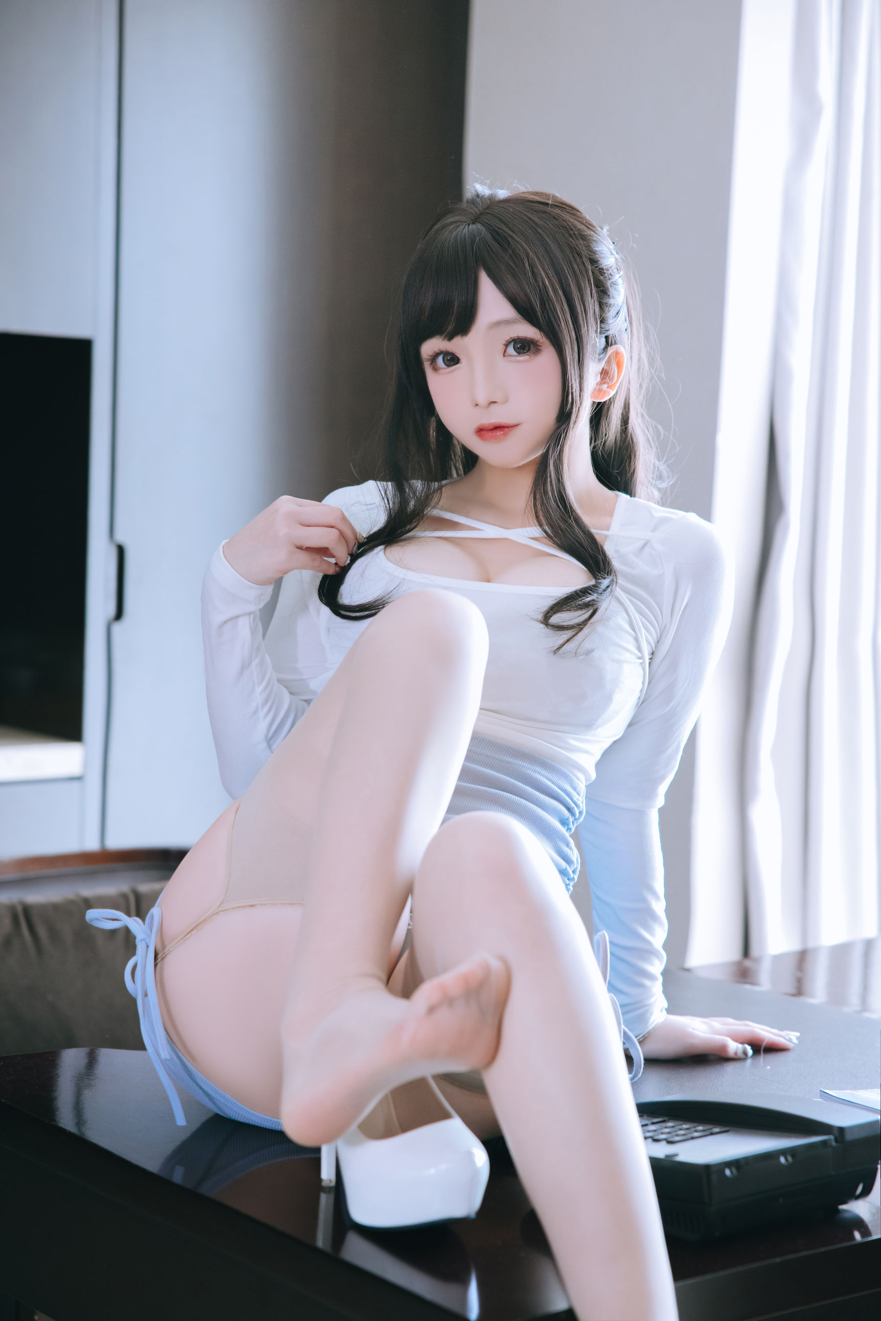 [福利COS] Cosplay日奈娇 - 包臀裙秘书