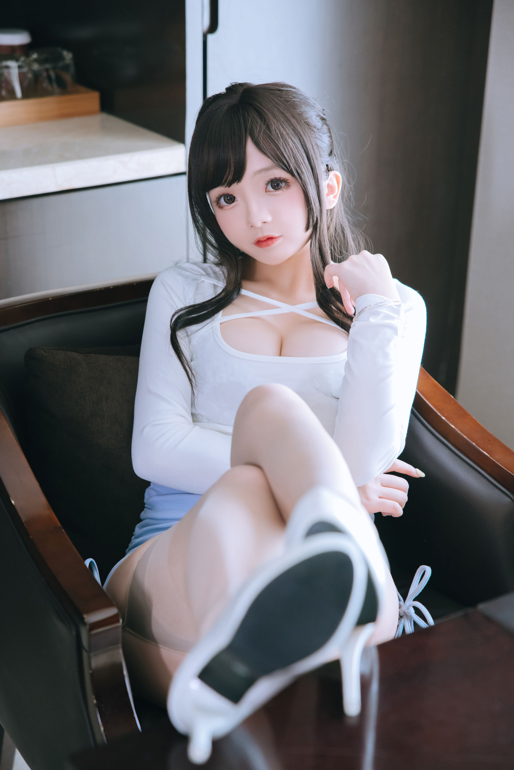 [福利COS] Cosplay日奈娇 - 包臀裙秘书