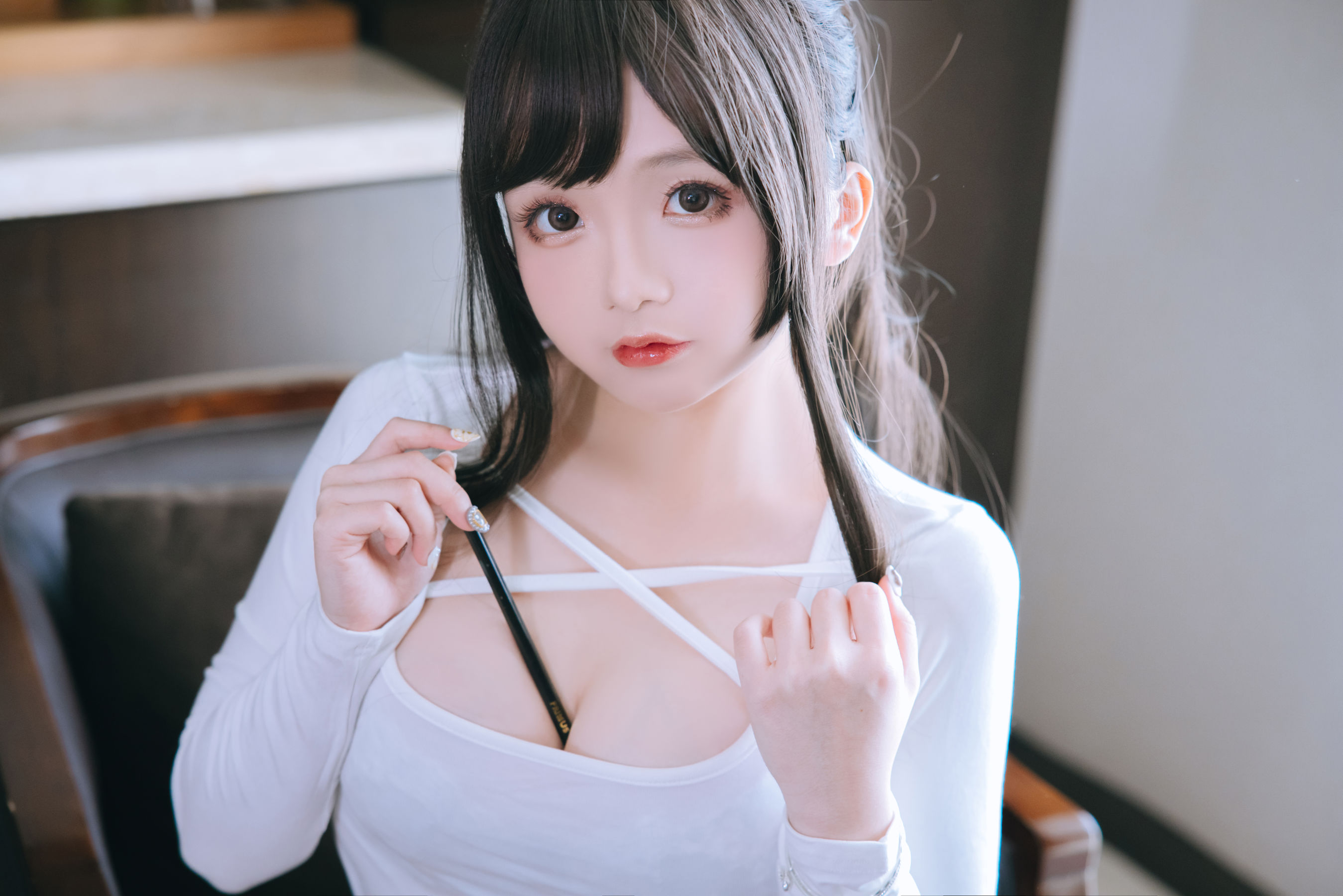 [福利COS] Cosplay日奈娇 - 包臀裙秘书