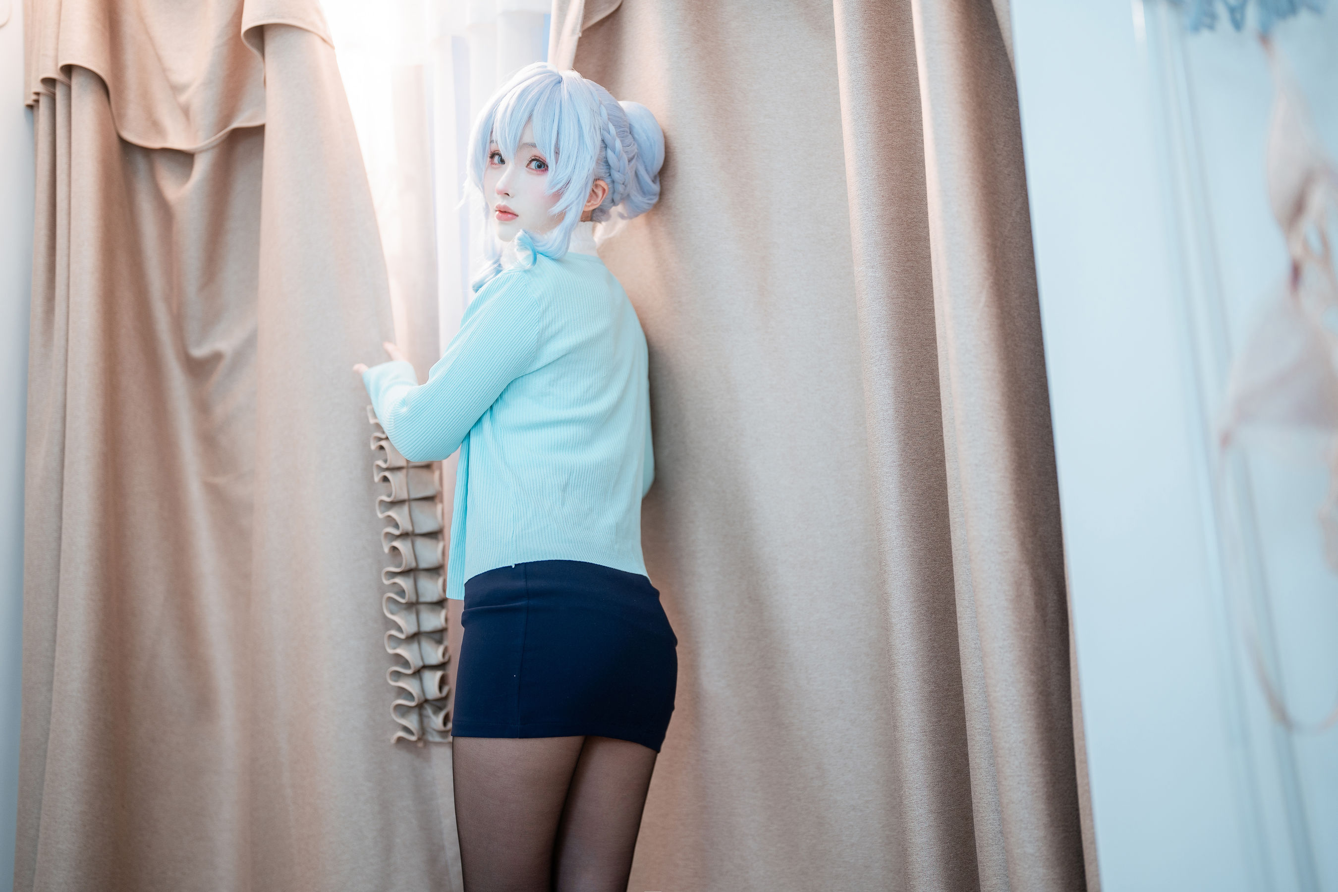 [福利COS] COS福利rioko凉凉子(肉扣热热子) - 雪女