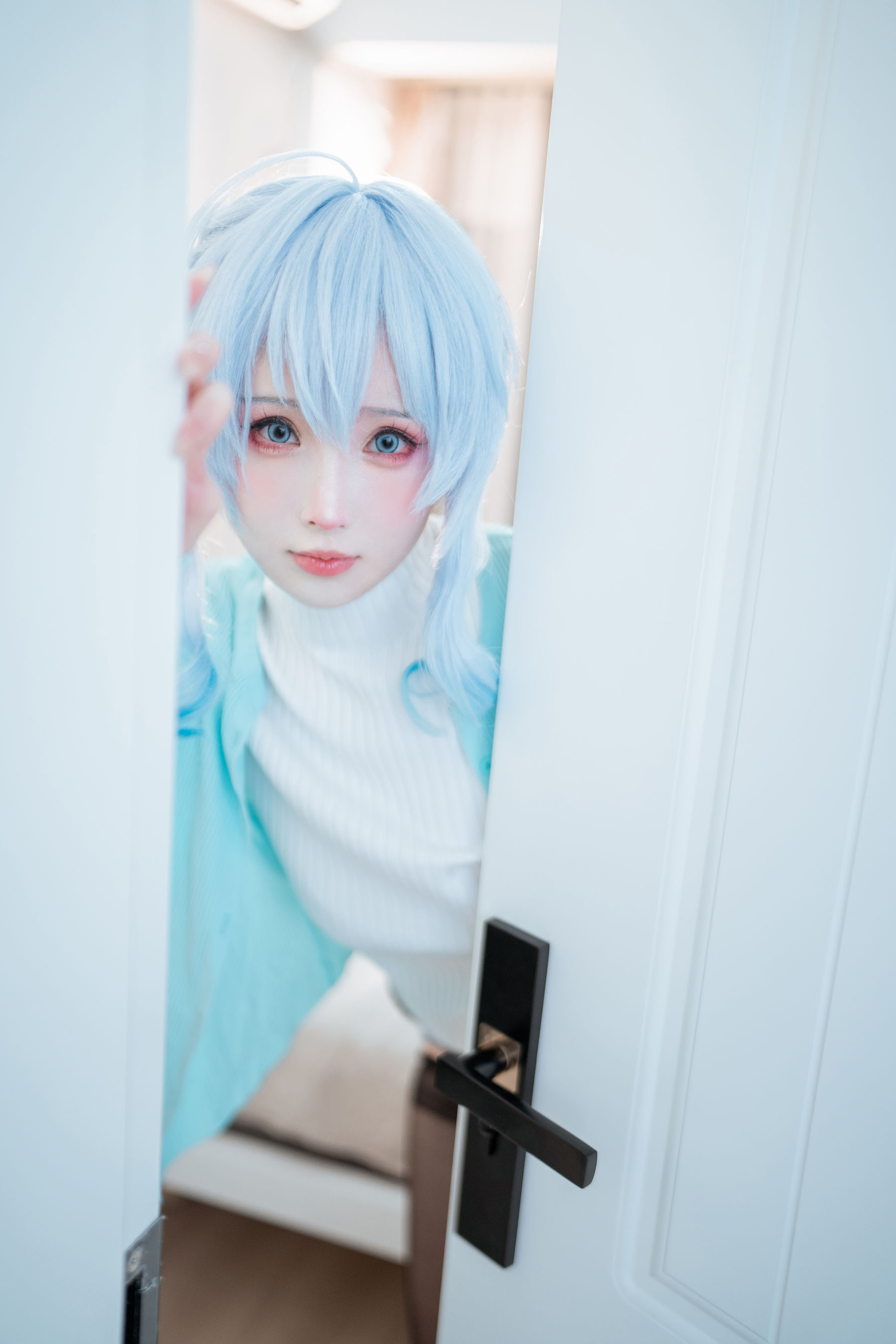 [福利COS] COS福利rioko凉凉子(肉扣热热子) - 雪女