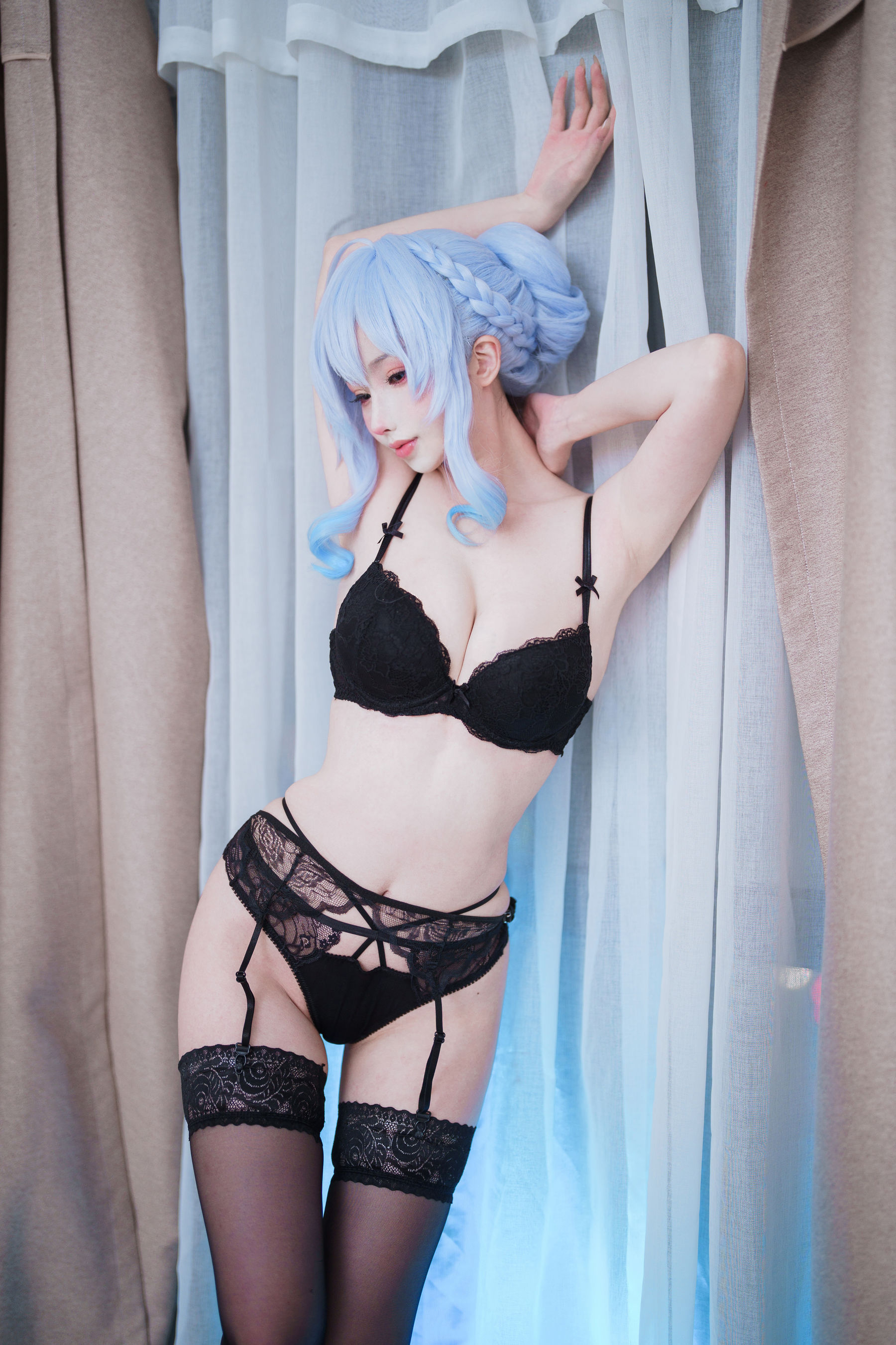 [福利COS] COS福利rioko凉凉子(肉扣热热子) - 雪女