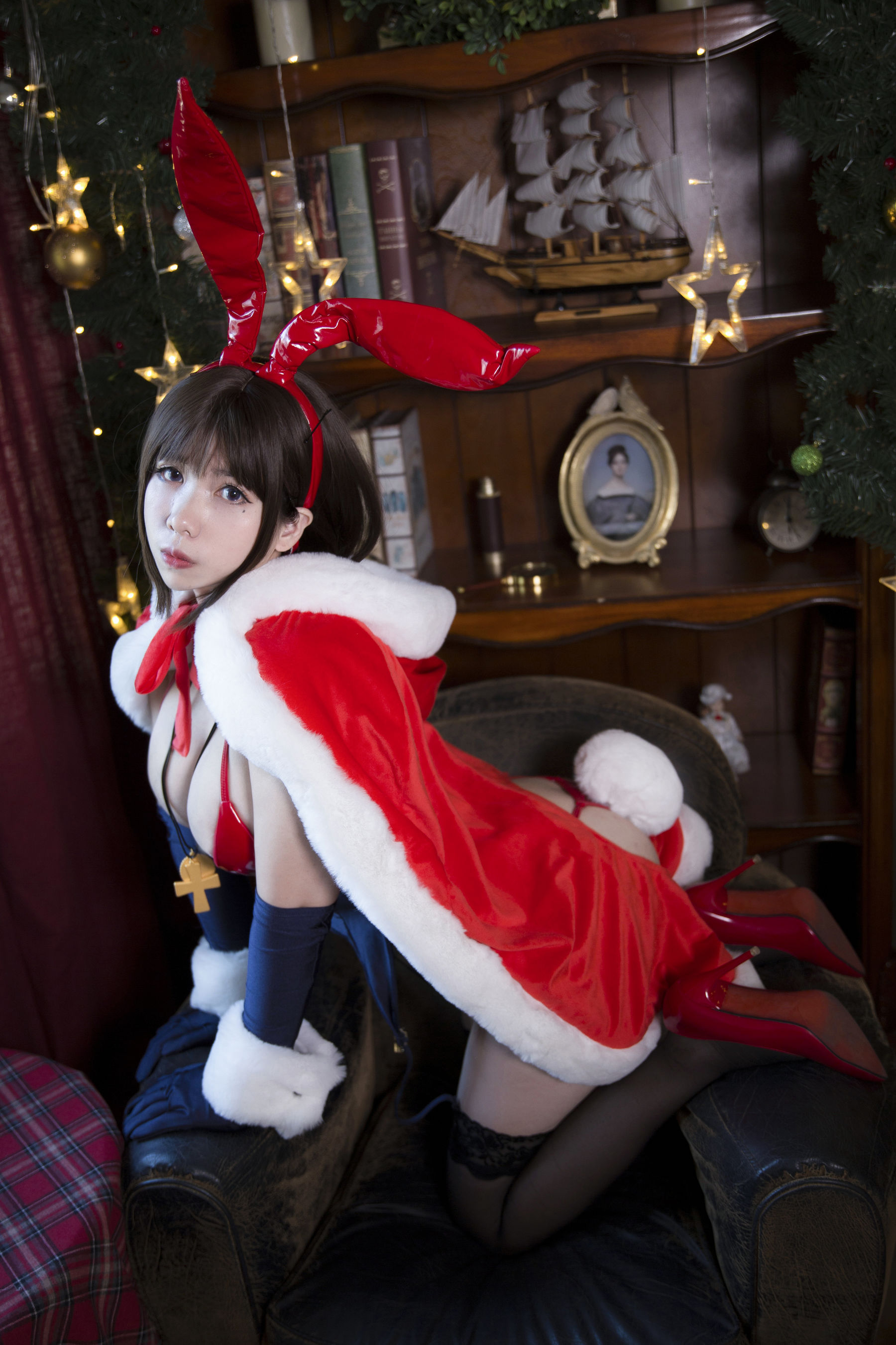 [福利COS] Meroko_魅瞳 - 魔太郎兔女郎