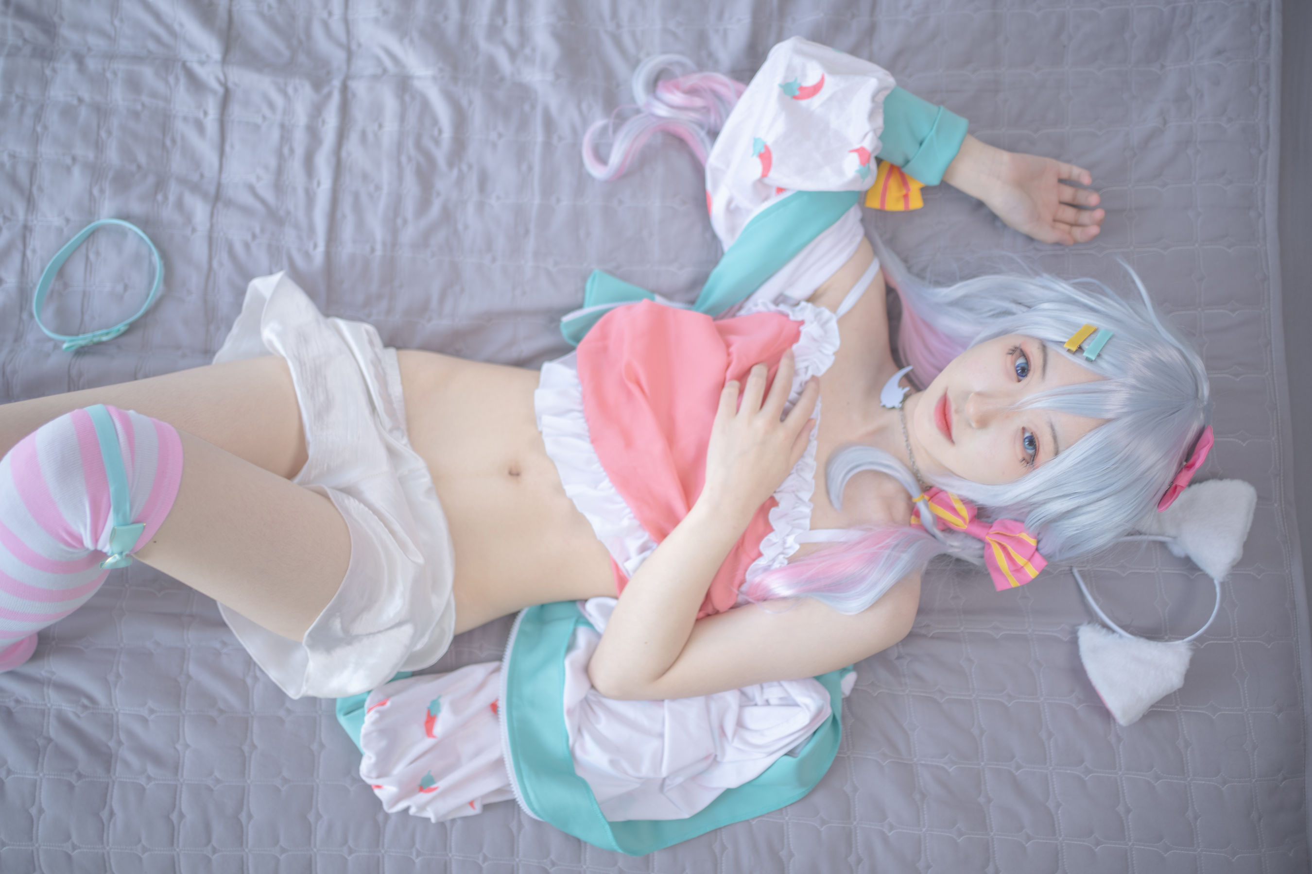 [福利COS] SA_海藻酸钠 - 神乐七奈 星期一的慵懒