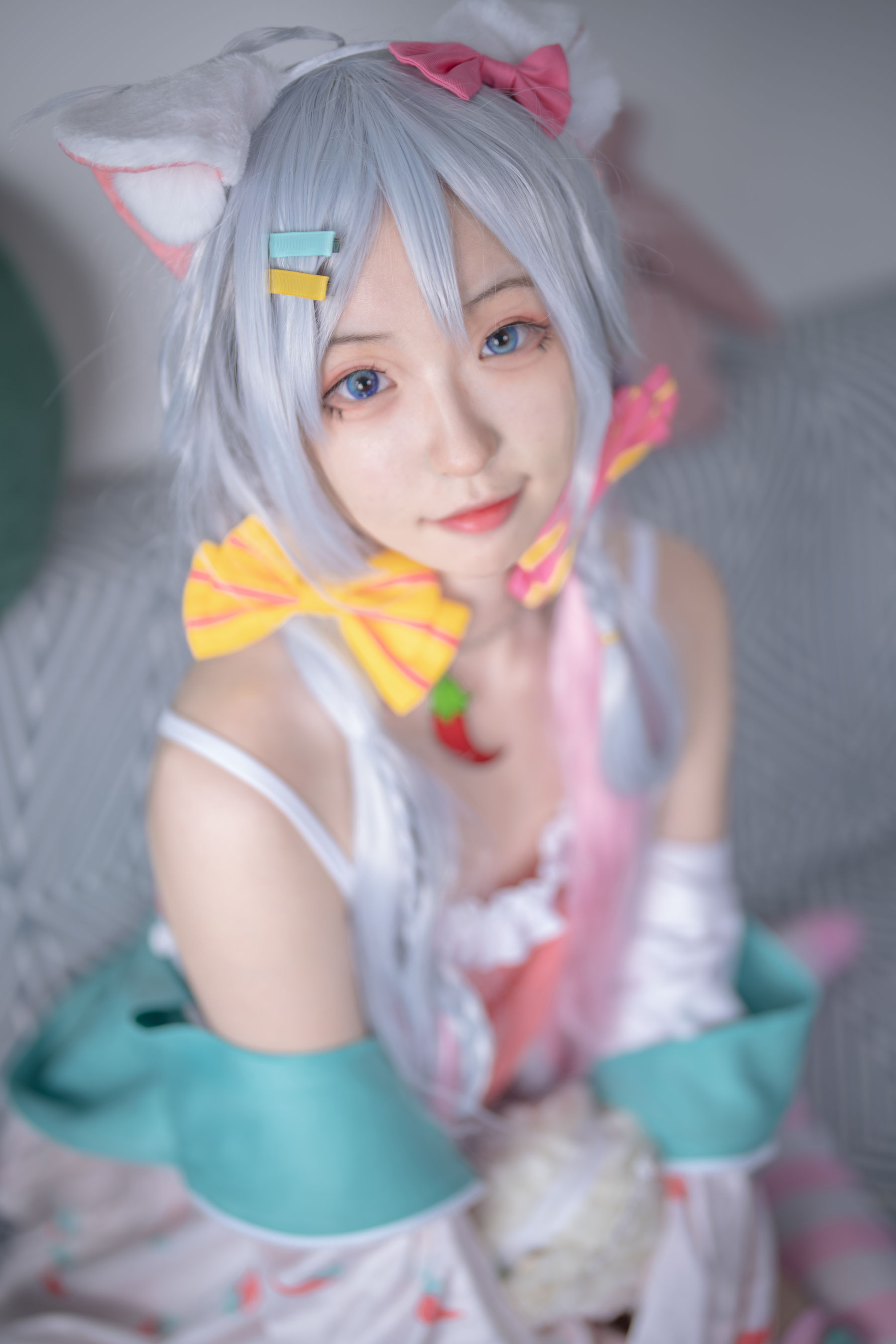 [福利COS] SA_海藻酸钠 - 神乐七奈 星期一的慵懒
