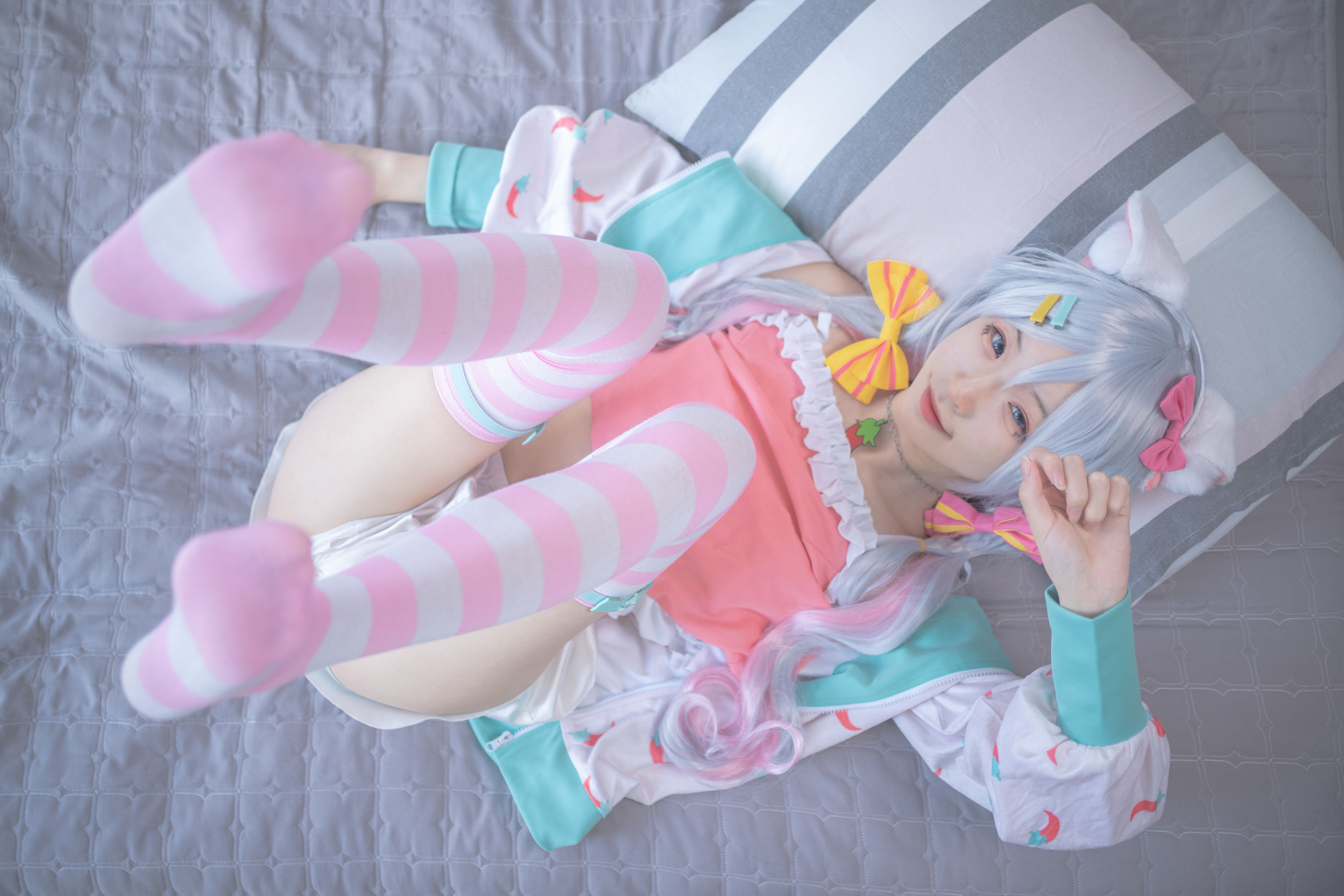 [福利COS] SA_海藻酸钠 - 神乐七奈 星期一的慵懒