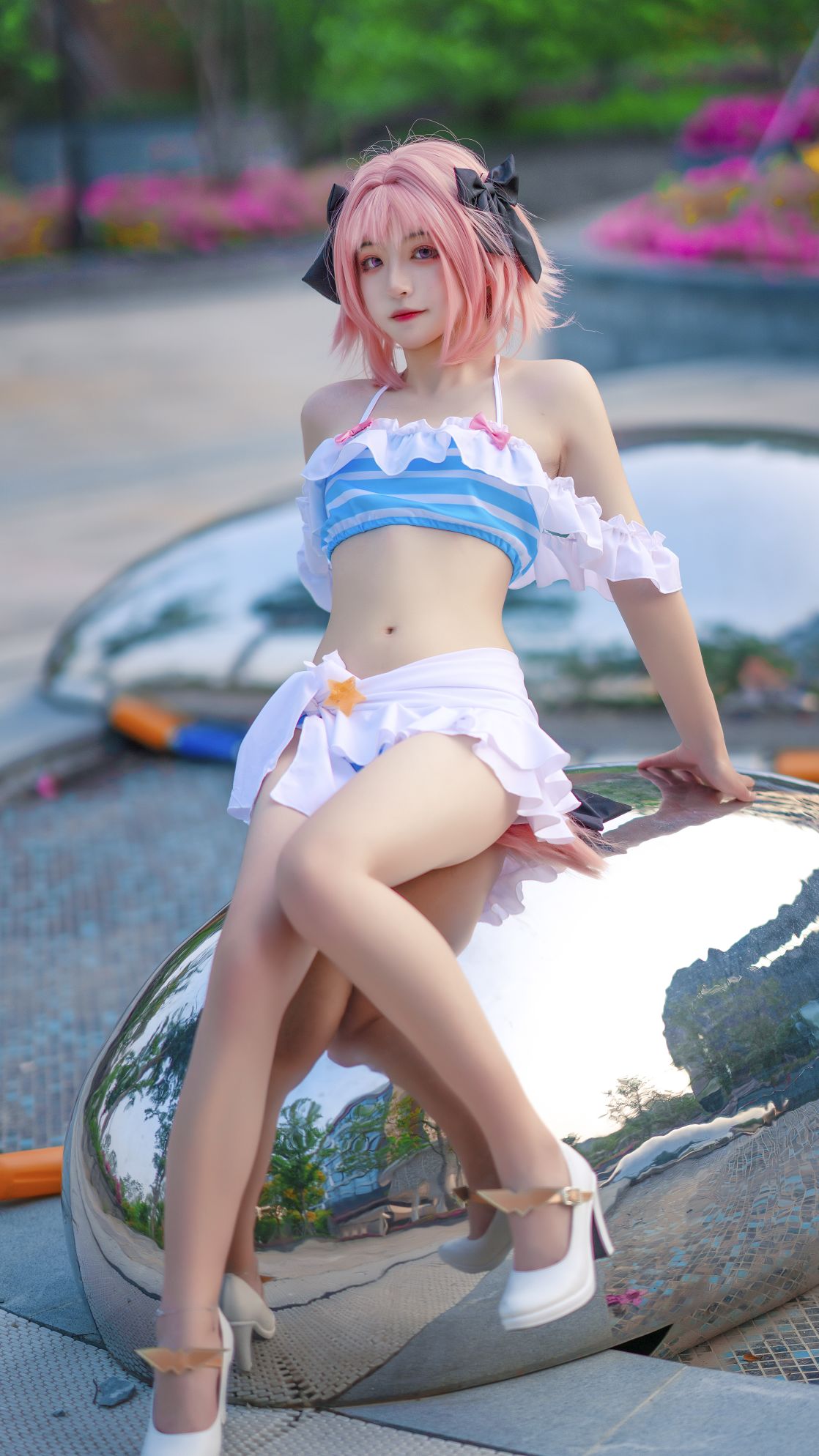 [福利COS] SA_海藻酸钠 - 阿福泳装