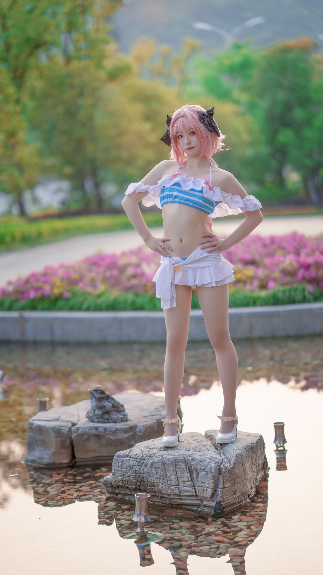 [福利COS] SA_海藻酸钠 - 阿福泳装