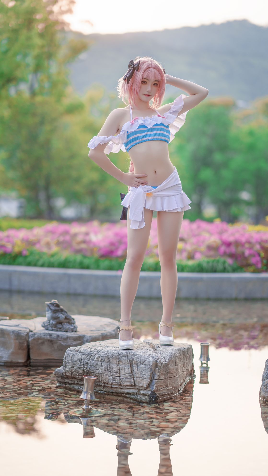 [福利COS] SA_海藻酸钠 - 阿福泳装