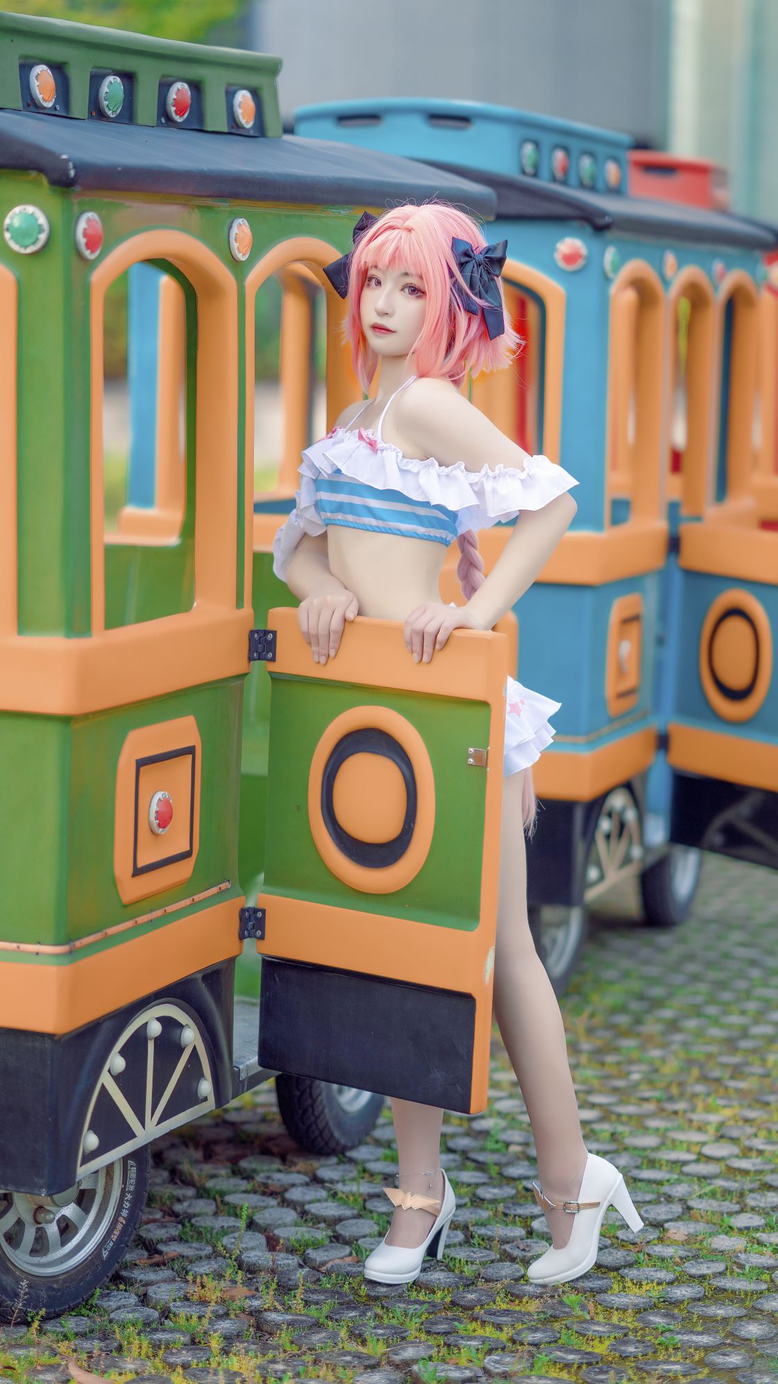 [福利COS] SA_海藻酸钠 - 阿福泳装
