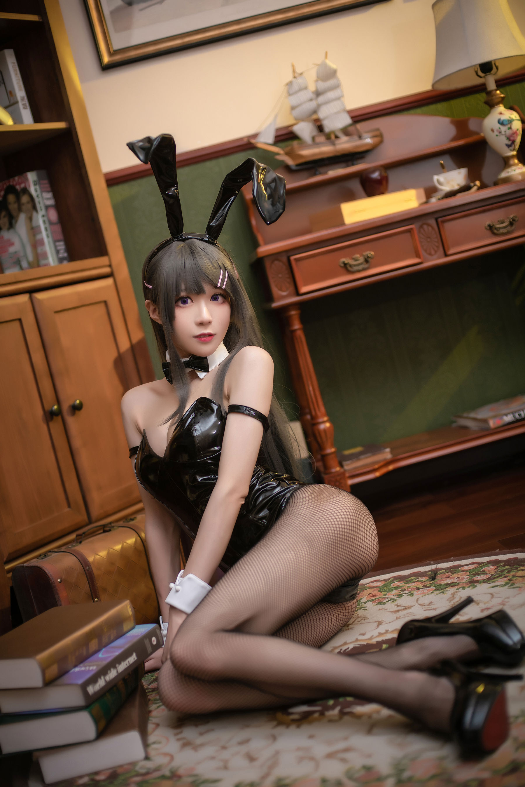 [福利COS] Tomoyo酱 - 麻衣兔女郎