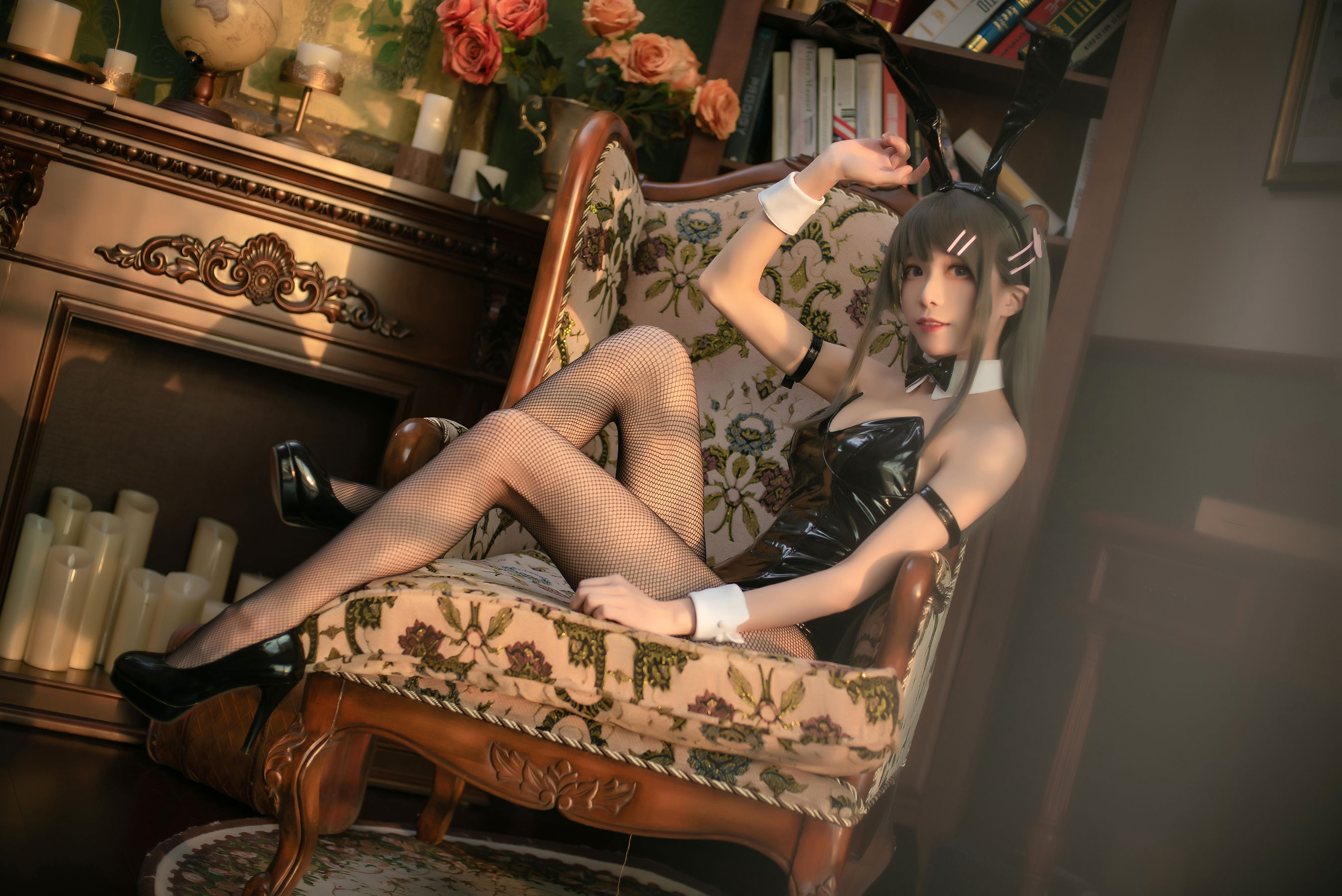 [福利COS] Tomoyo酱 - 麻衣兔女郎
