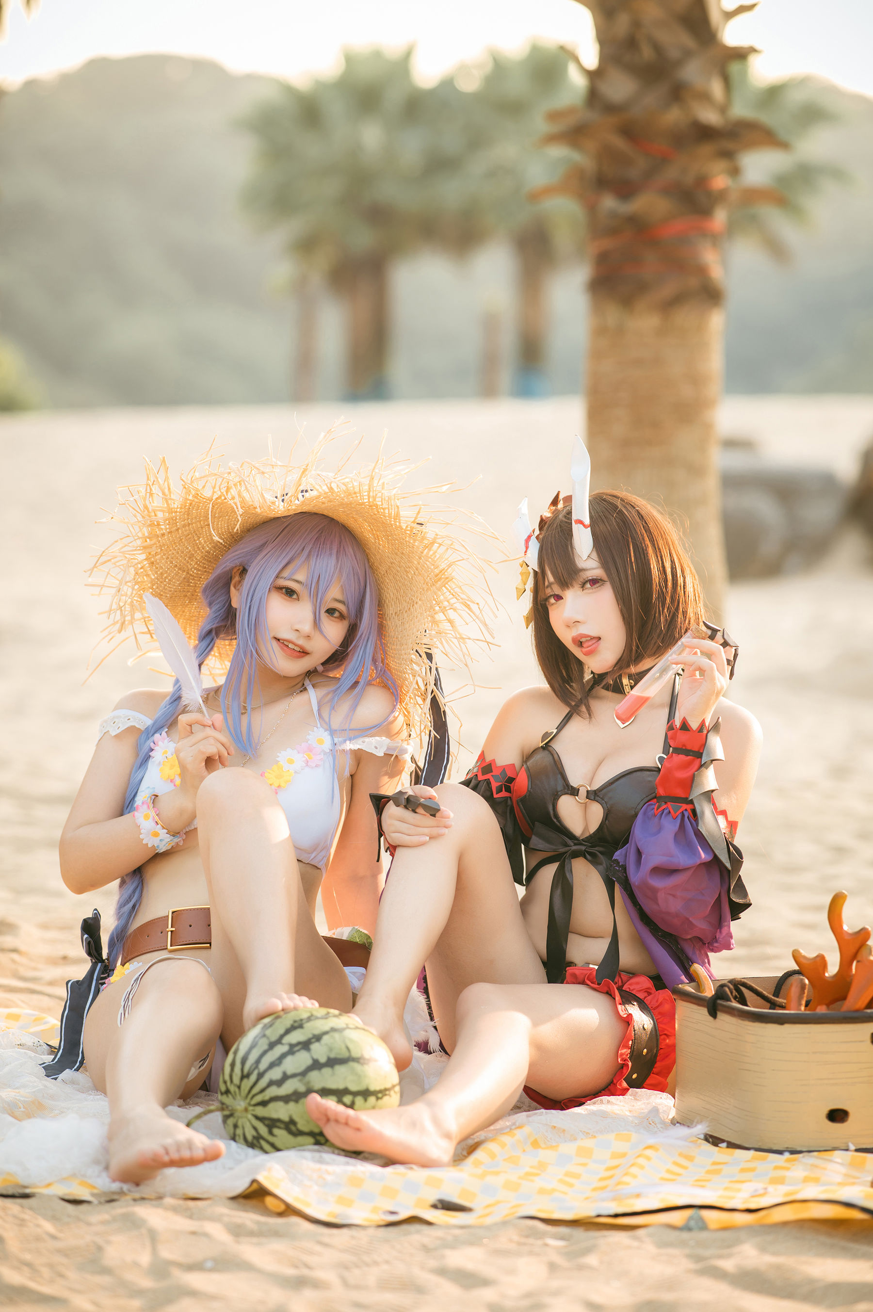 [福利COS] 伊喵君&是一只熊仔 - 静流&惠理子