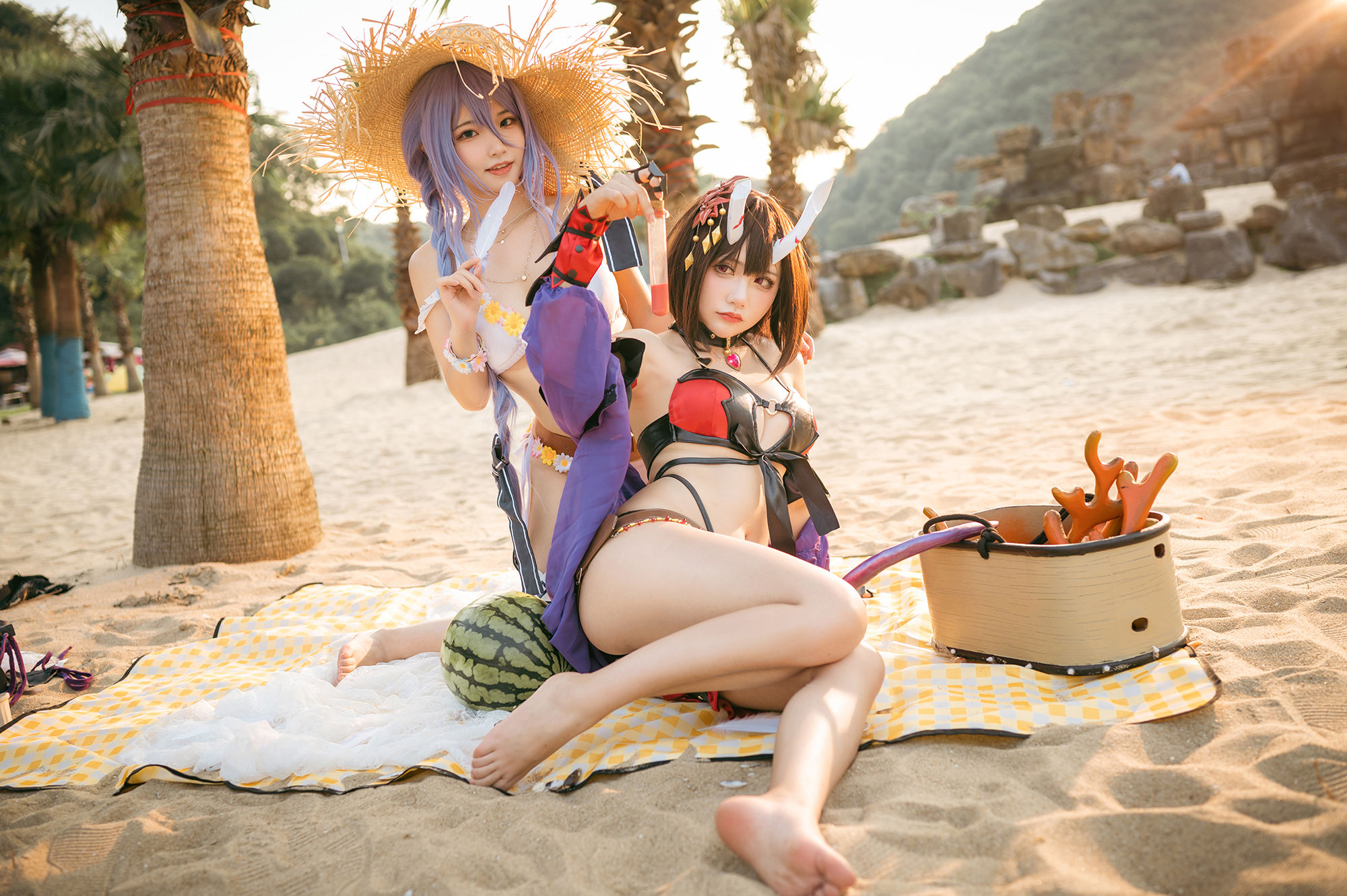 [福利COS] 伊喵君&是一只熊仔 - 静流&惠理子