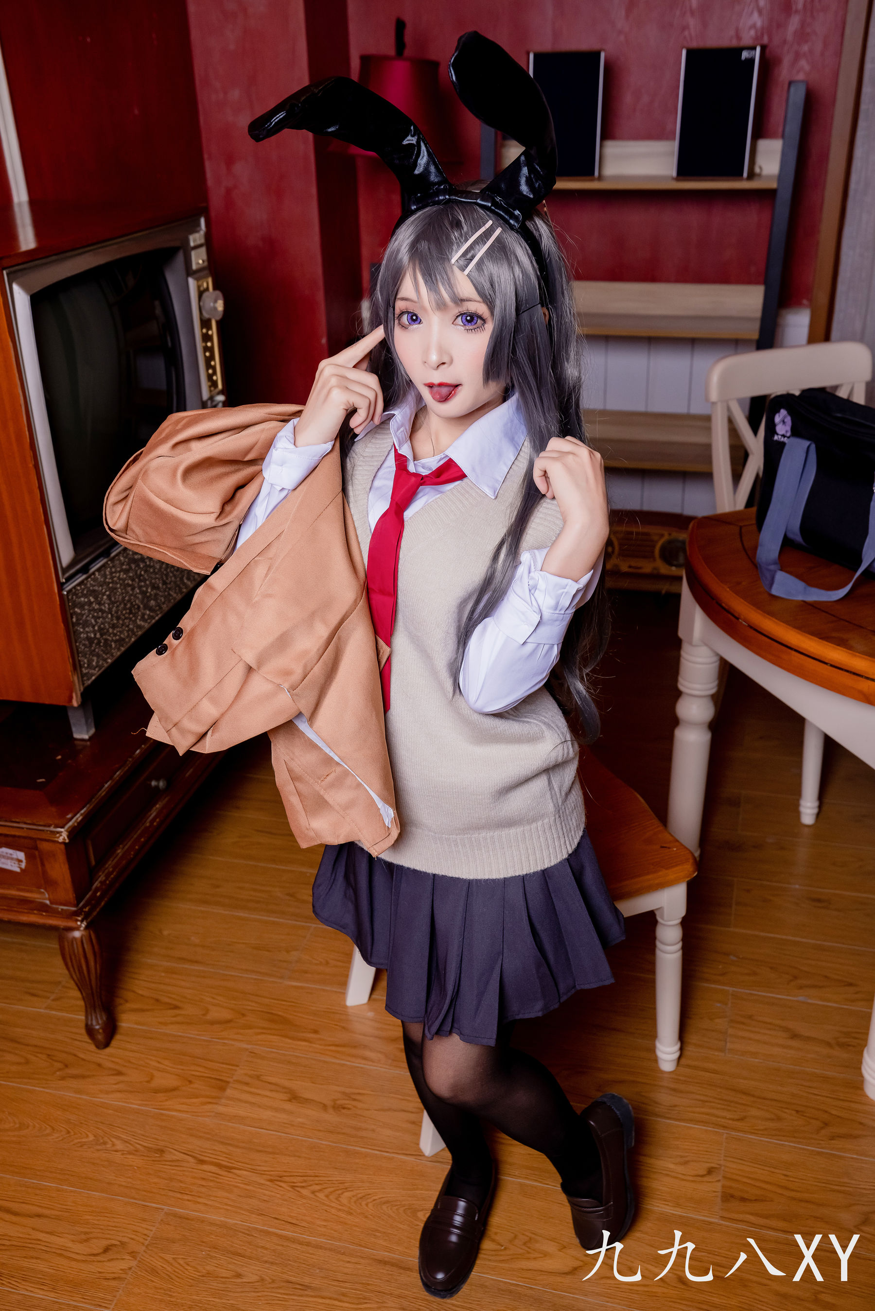 [福利COS] 动漫博主九九八XY - 麻衣学姐