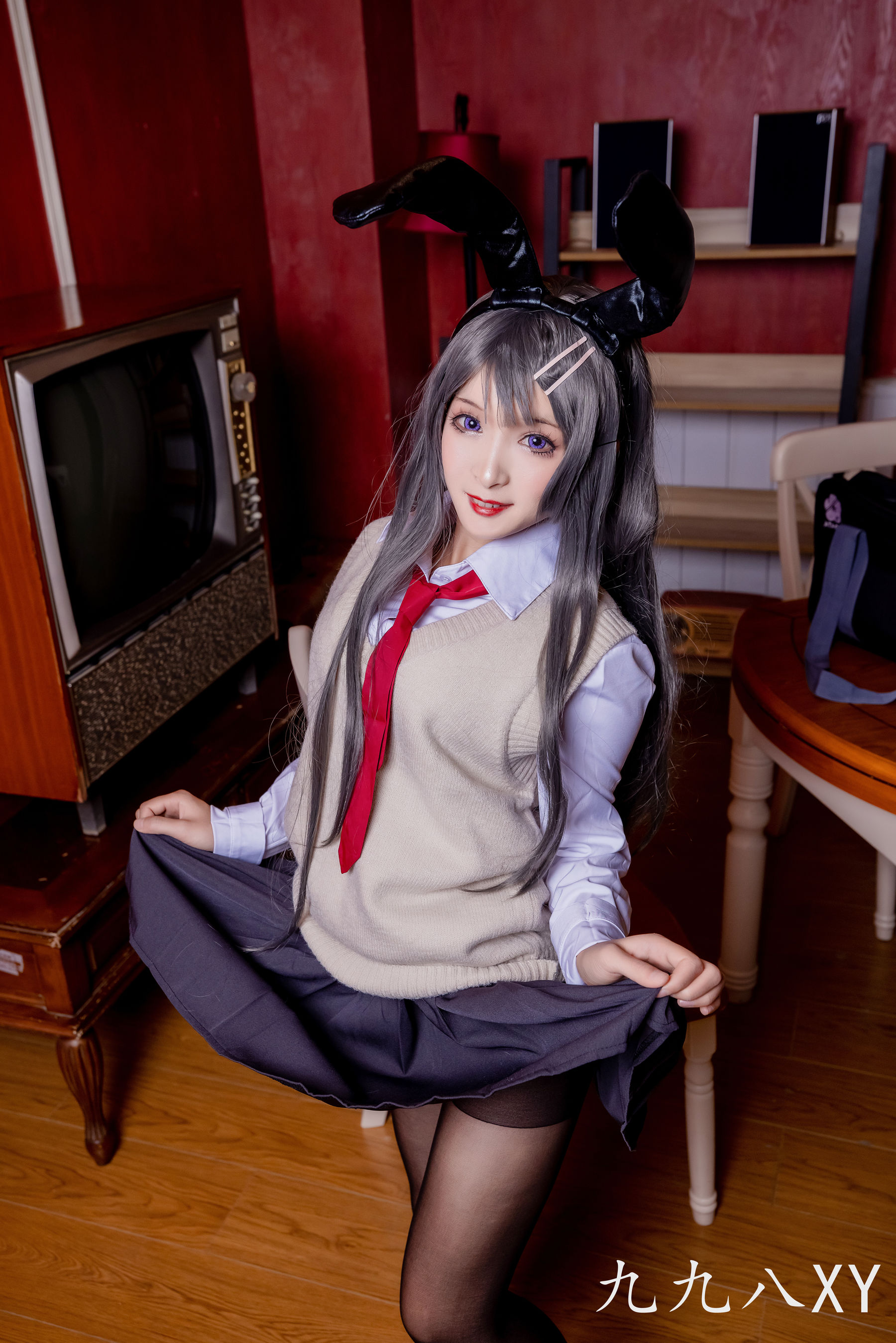 [福利COS] 动漫博主九九八XY - 麻衣学姐