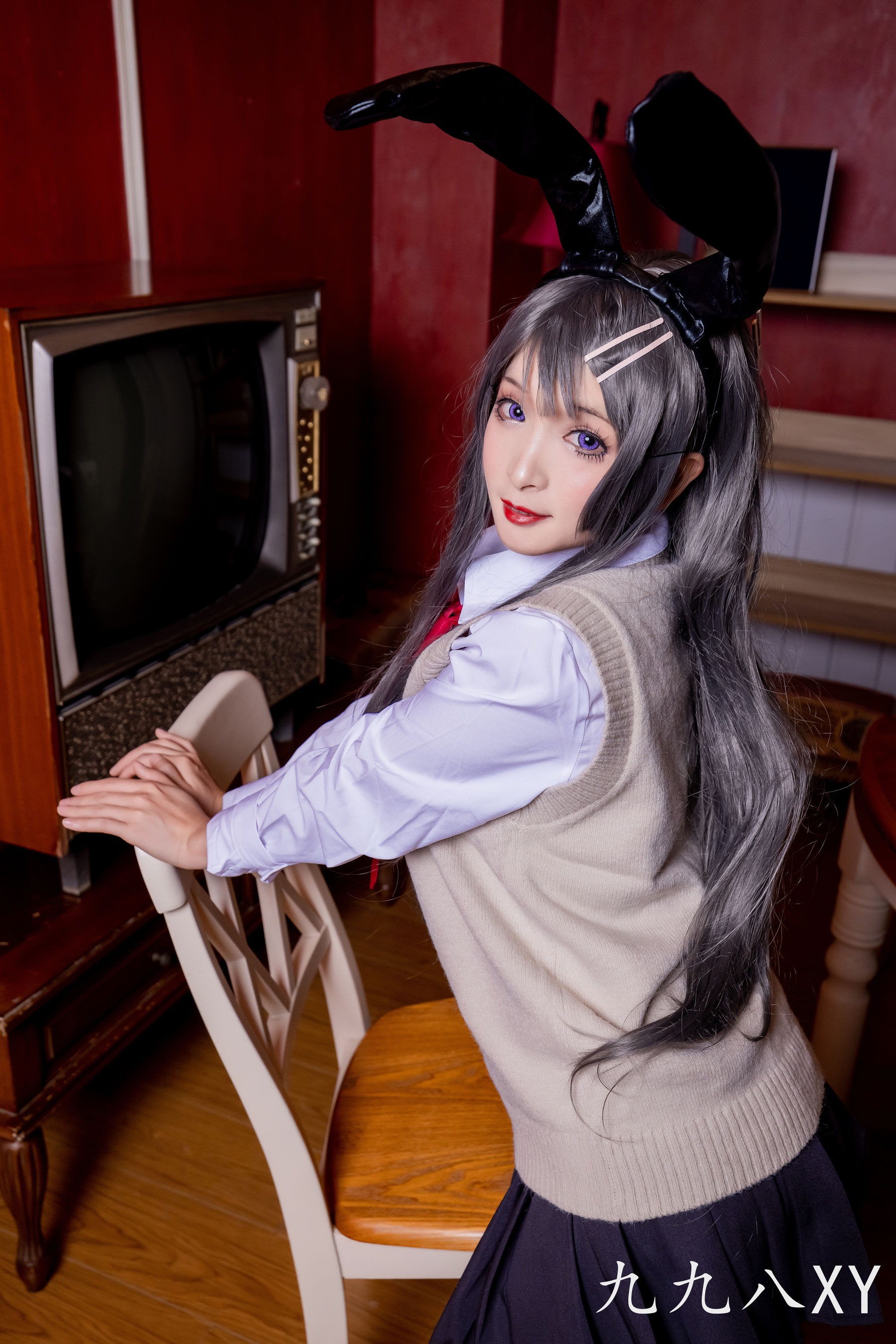 [福利COS] 动漫博主九九八XY - 麻衣学姐