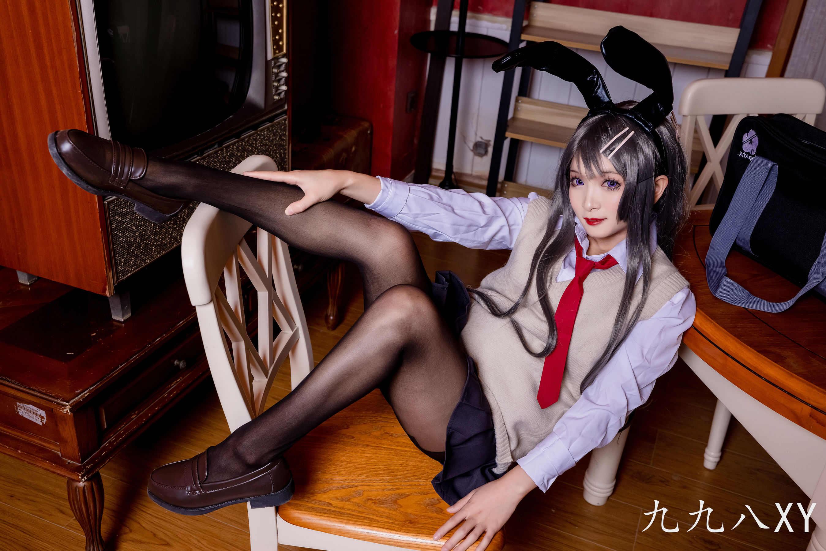 [福利COS] 动漫博主九九八XY - 麻衣学姐