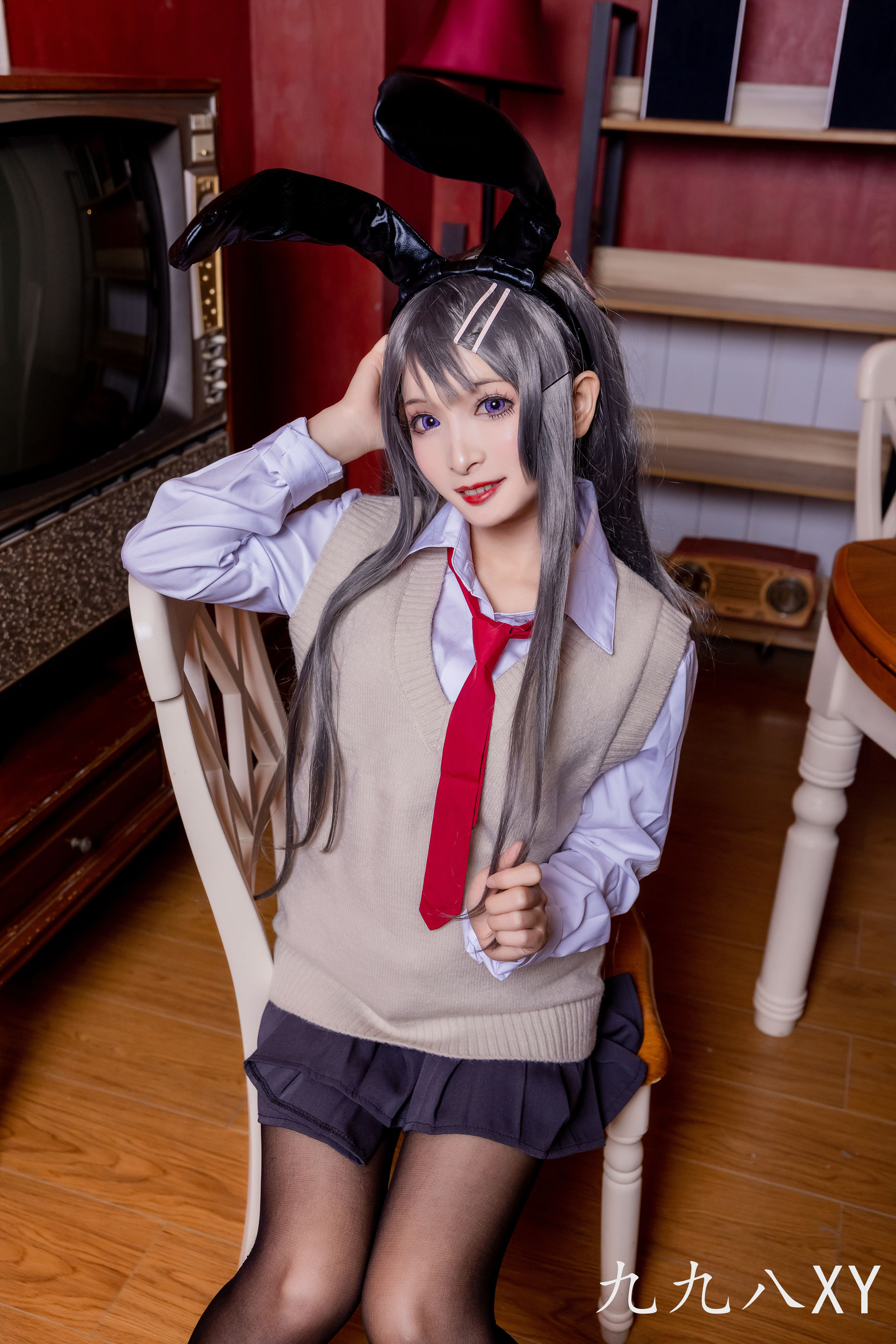 [福利COS] 动漫博主九九八XY - 麻衣学姐