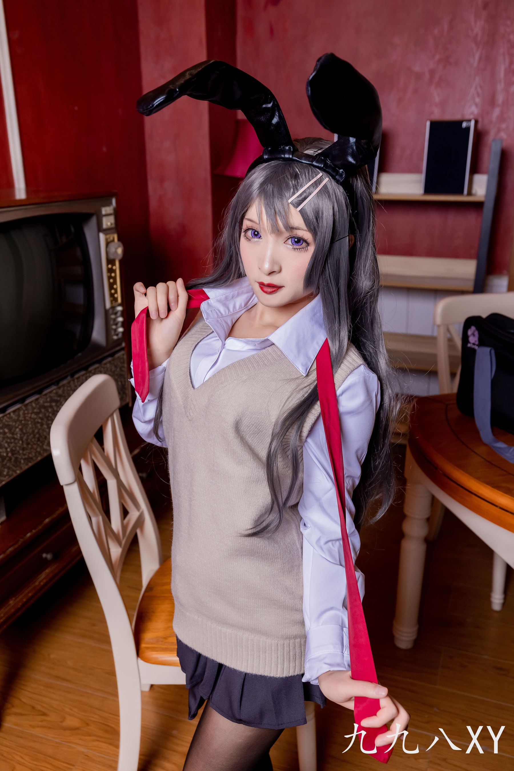 [福利COS] 动漫博主九九八XY - 麻衣学姐