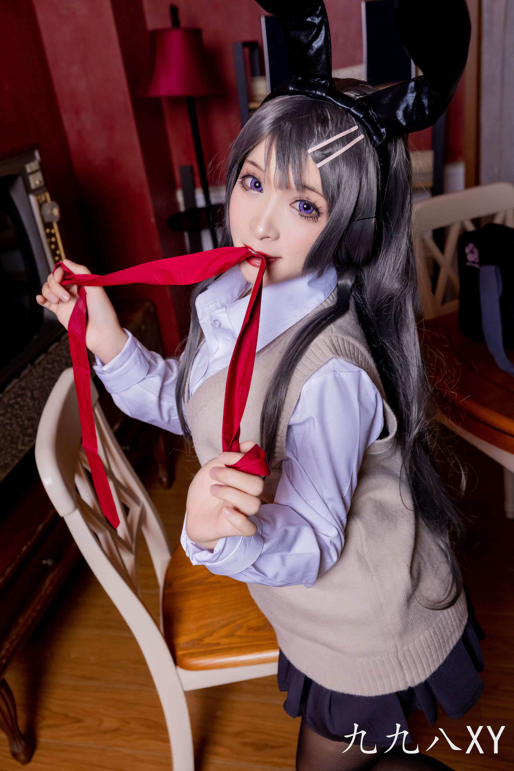 [福利COS] 动漫博主九九八XY - 麻衣学姐