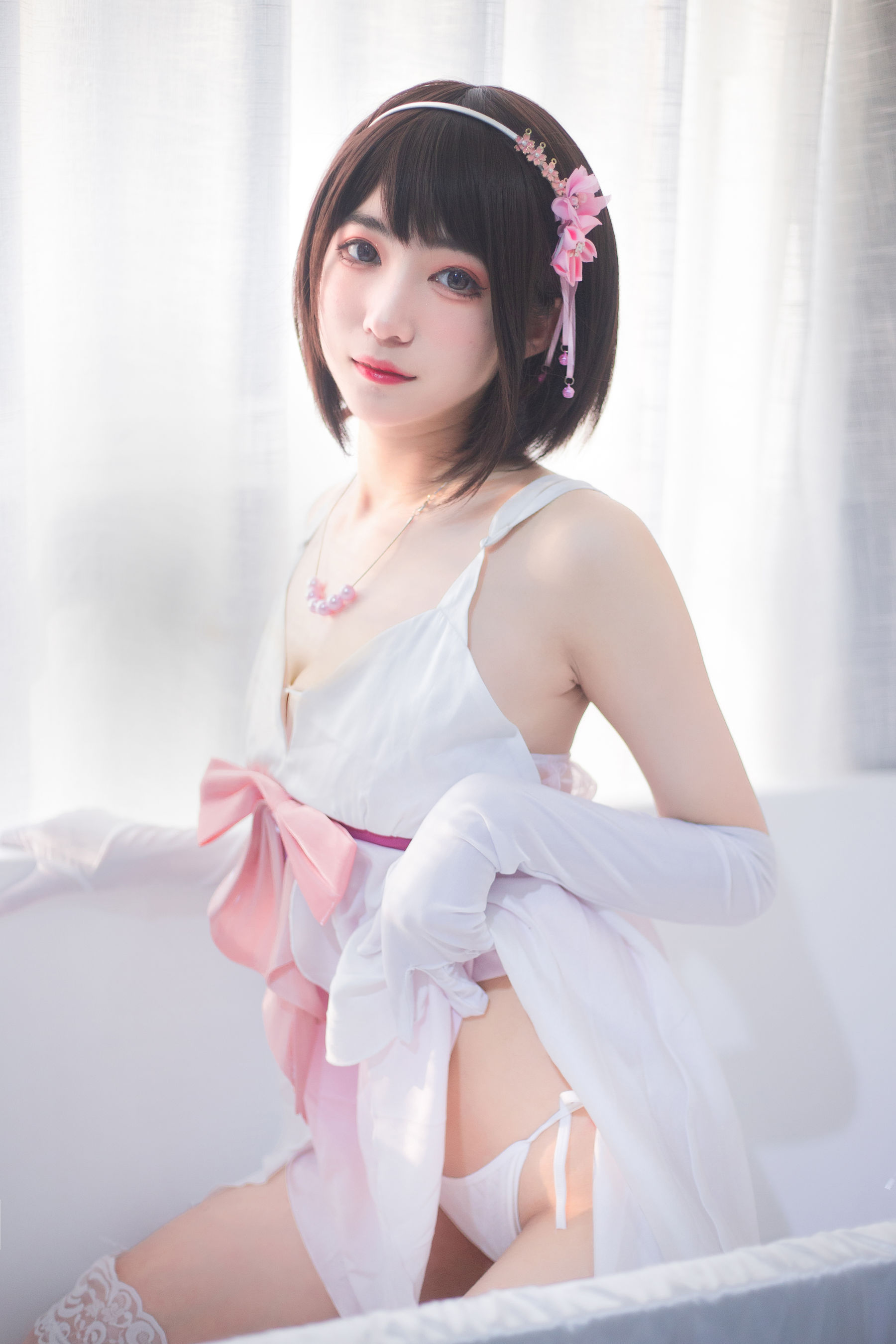 [福利COS] 宫本桜 - 加藤惠浴室