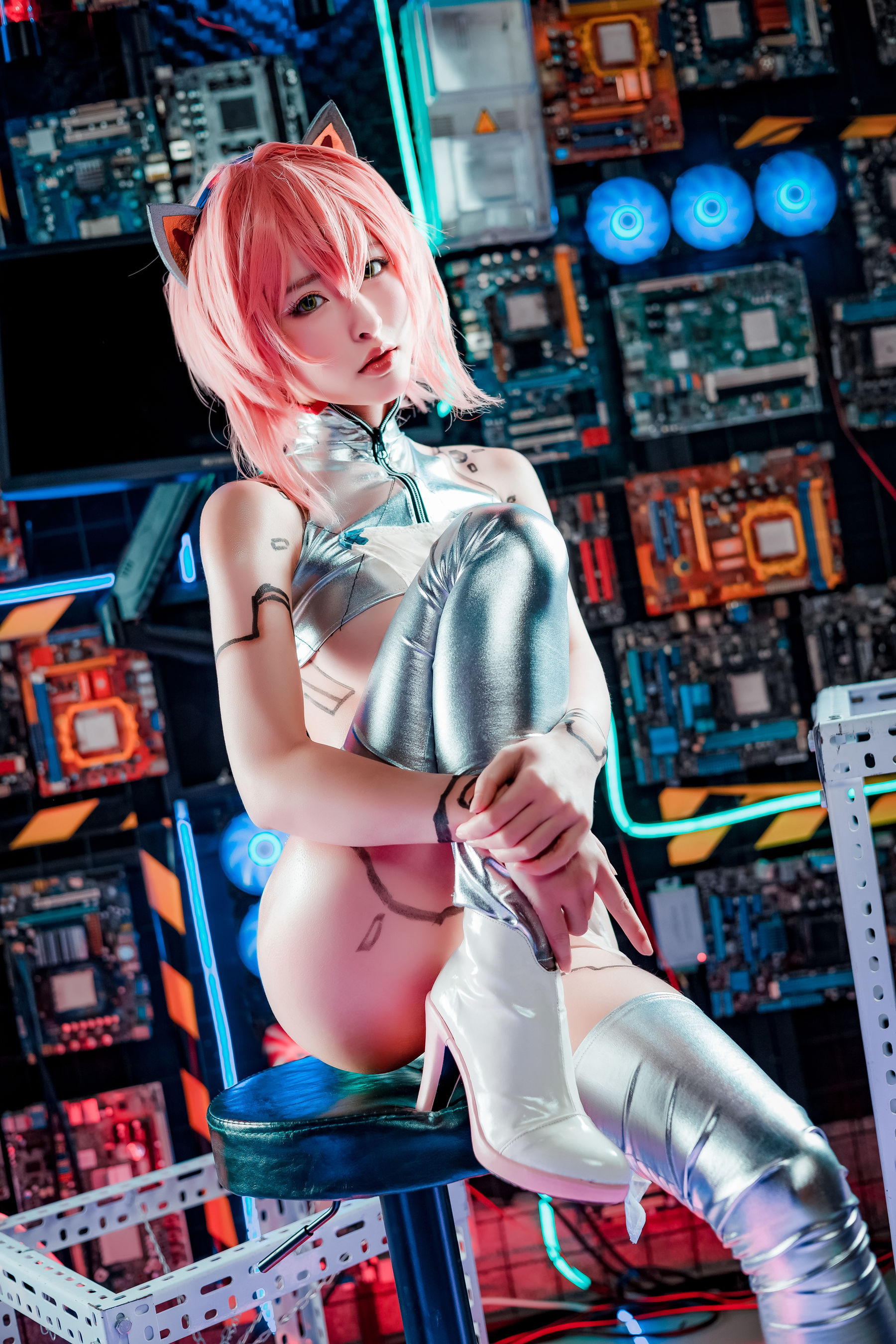 [福利COS] 尤物清水由乃 - 泰丝机娘