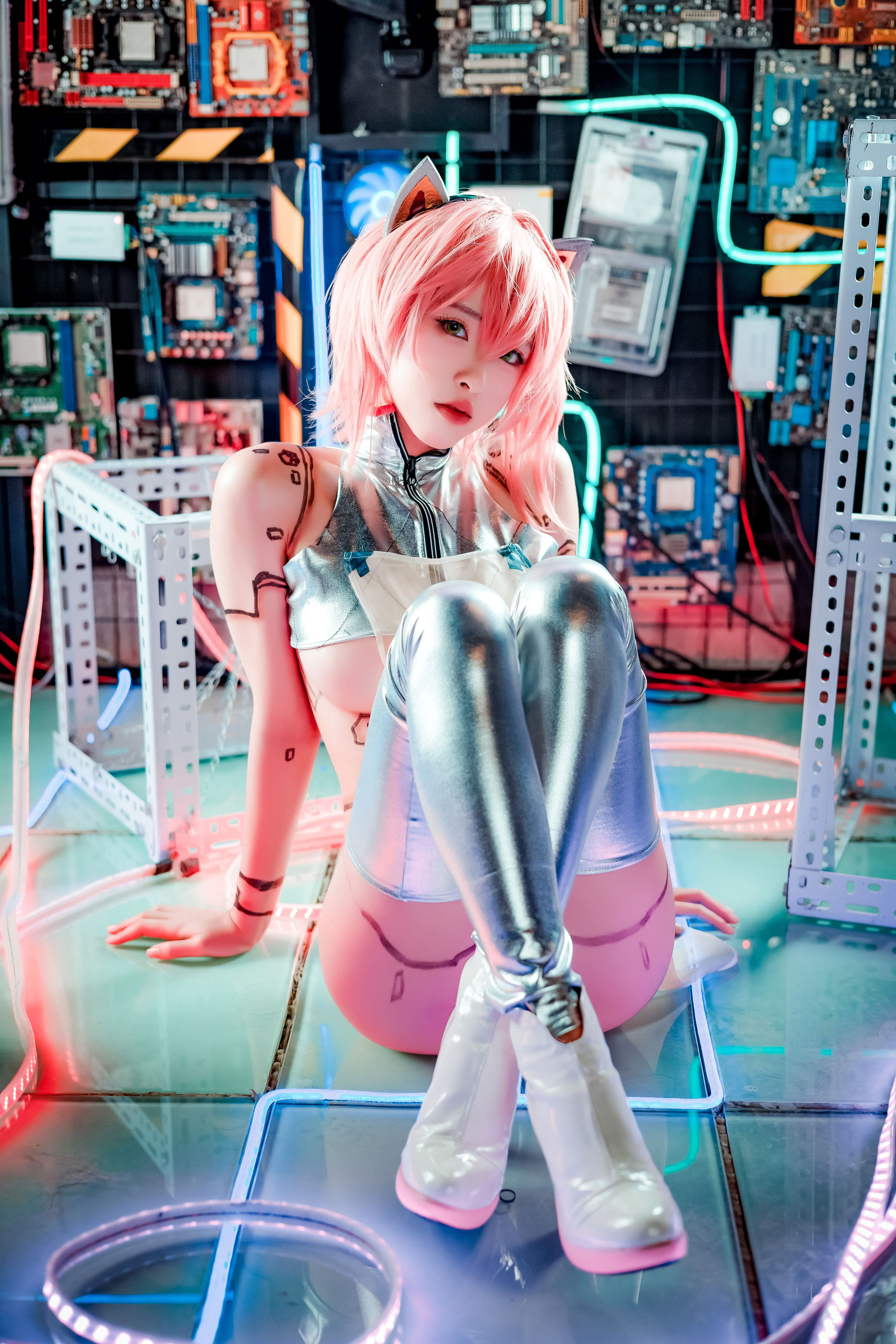 [福利COS] 尤物清水由乃 - 泰丝机娘
