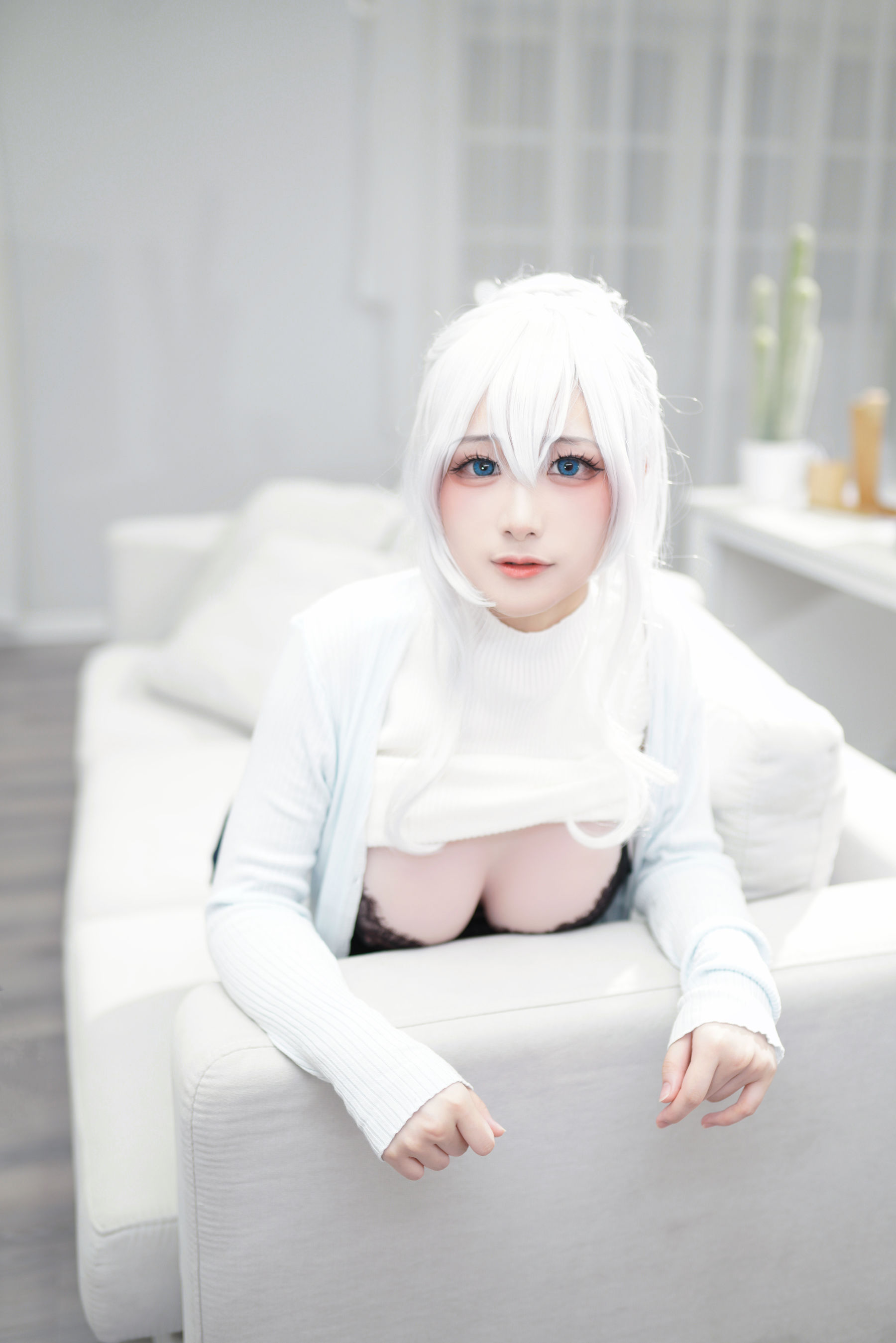 [福利COS] 幼愛youmeko - 未亡人雪女