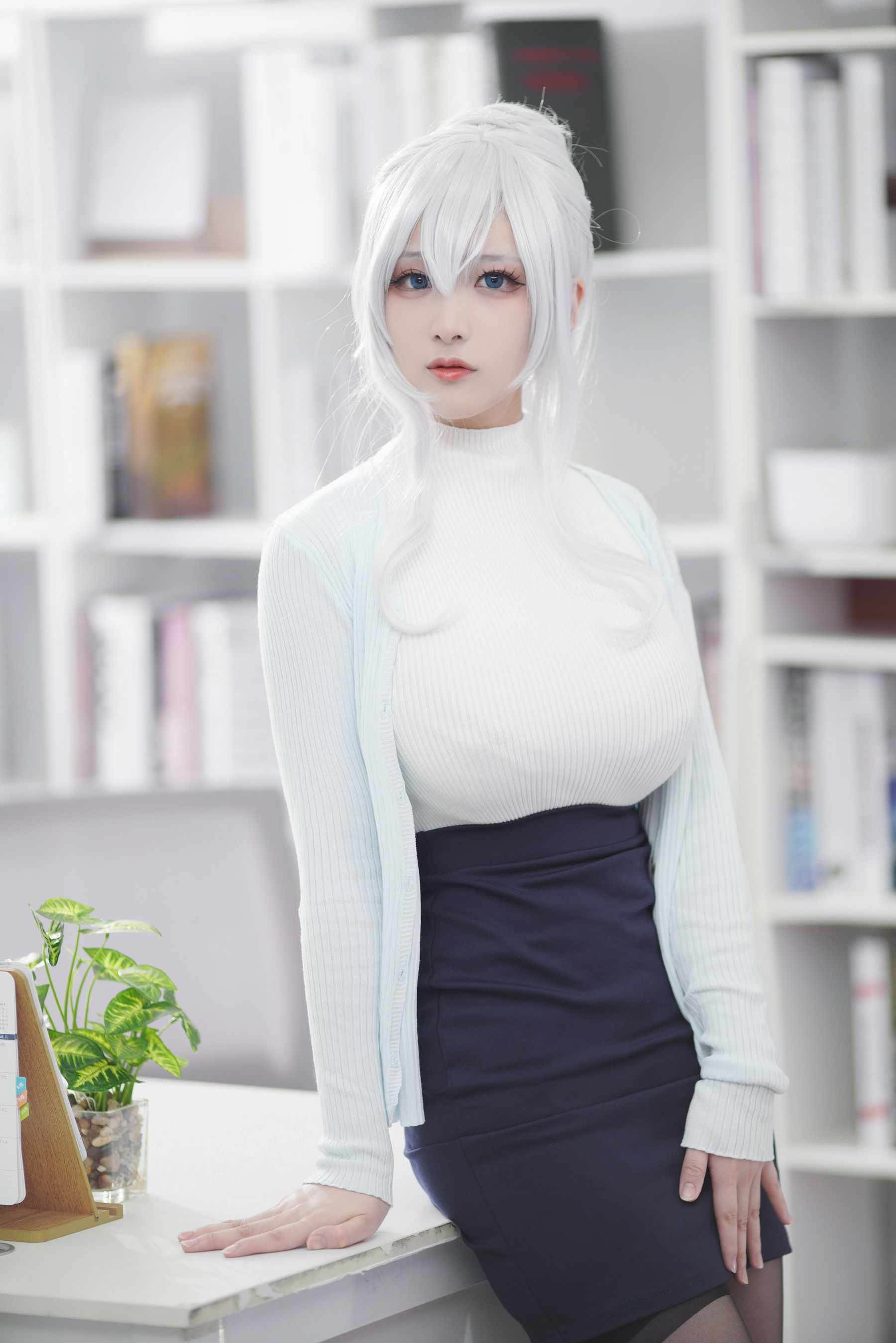 [福利COS] 幼愛youmeko - 未亡人雪女