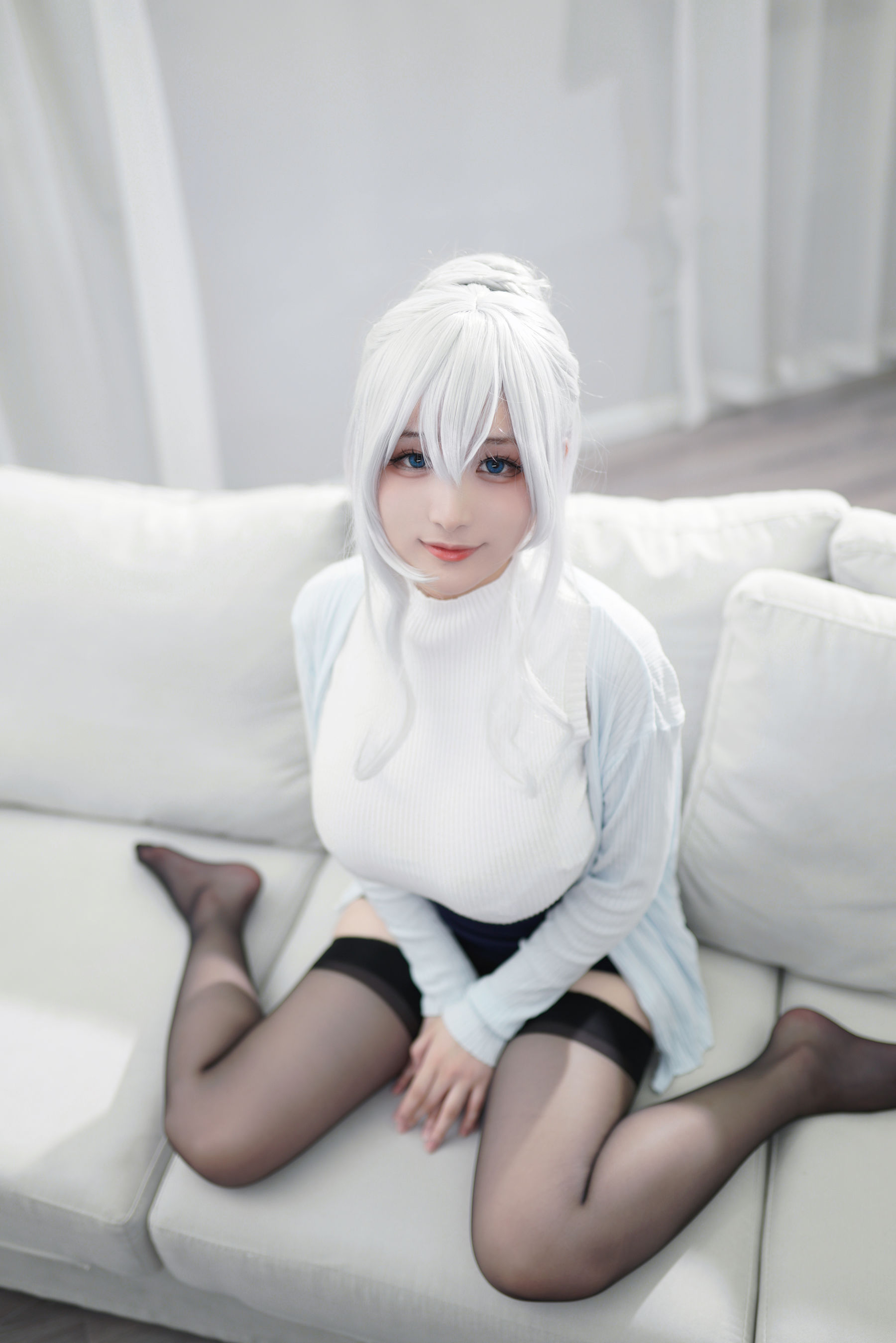 [福利COS] 幼愛youmeko - 未亡人雪女