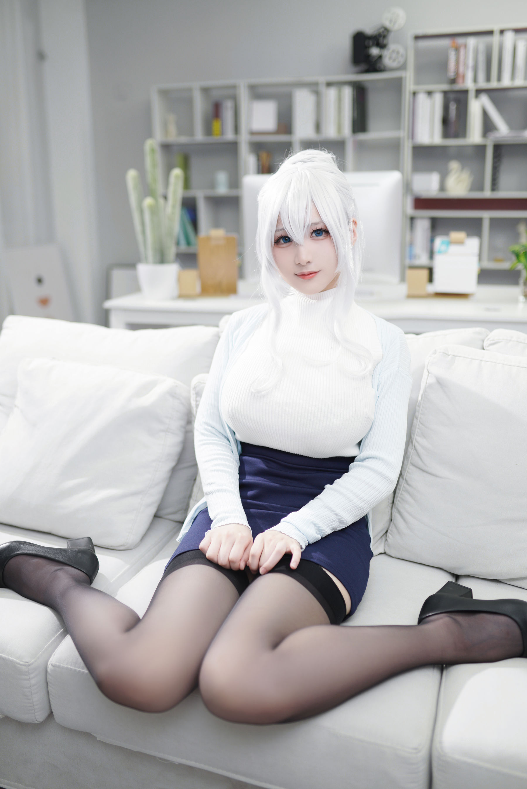 [福利COS] 幼愛youmeko - 未亡人雪女