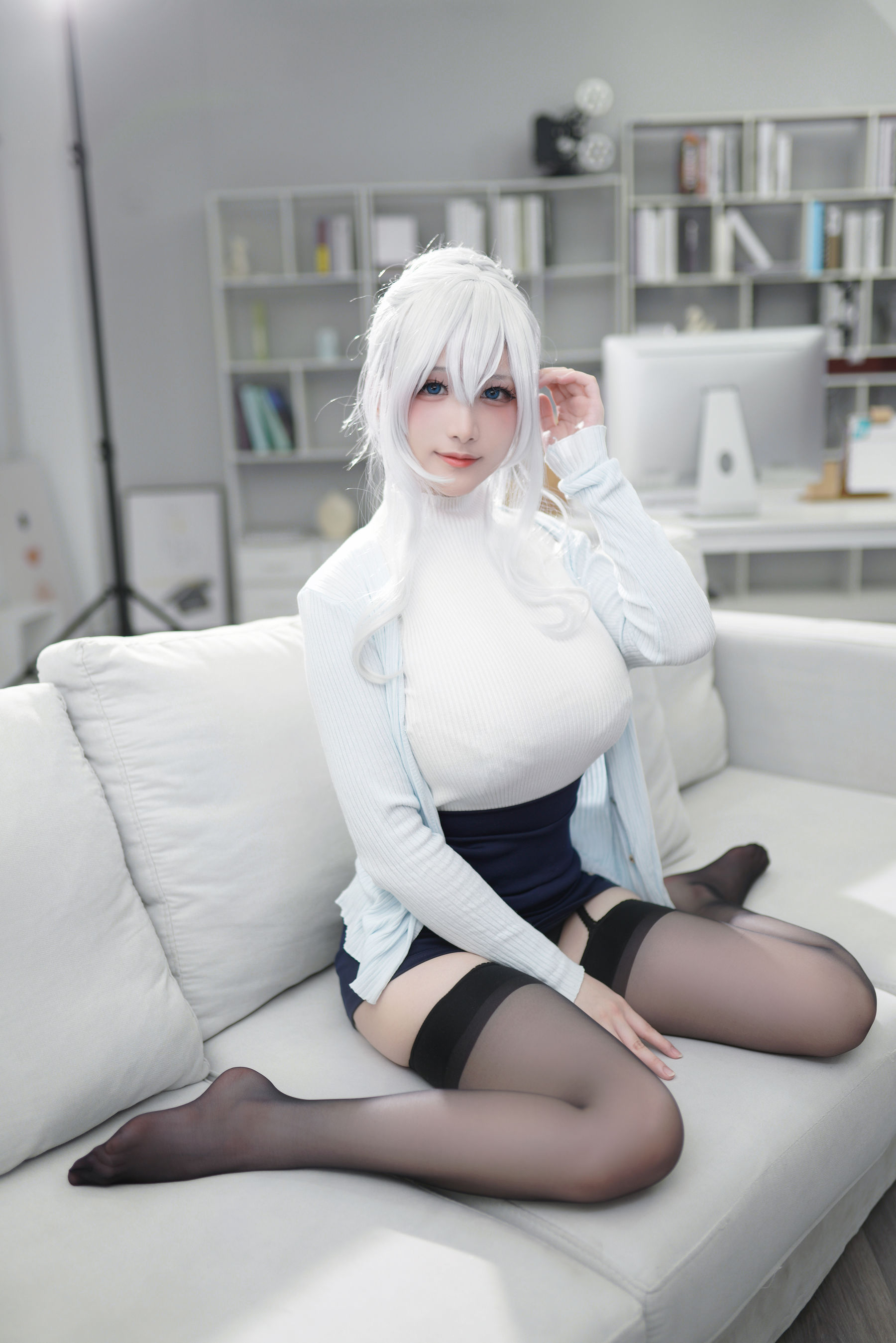 [福利COS] 幼愛youmeko - 未亡人雪女