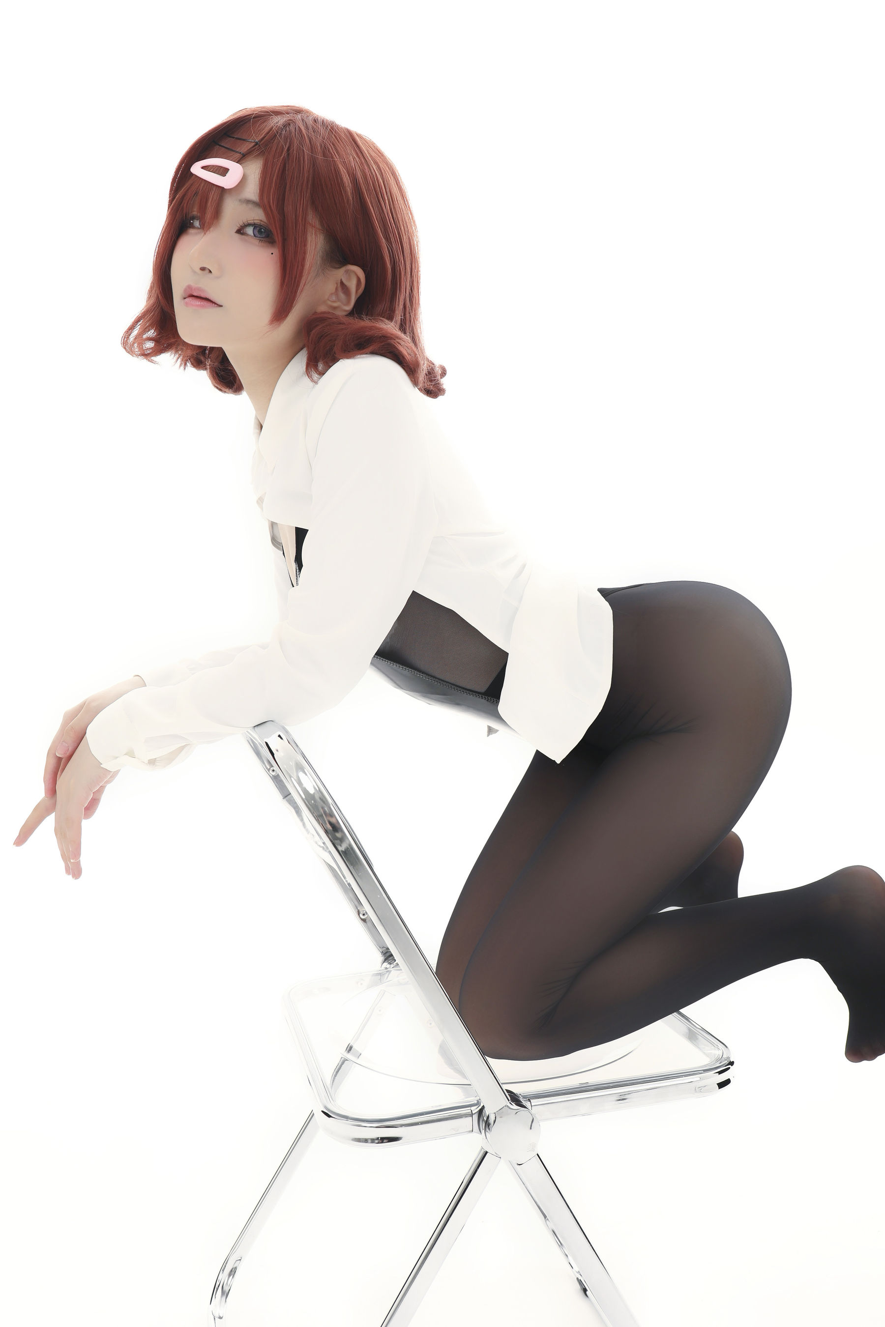 [福利COS] 幼愛youmeko - 樋口円香竞泳灰丝
